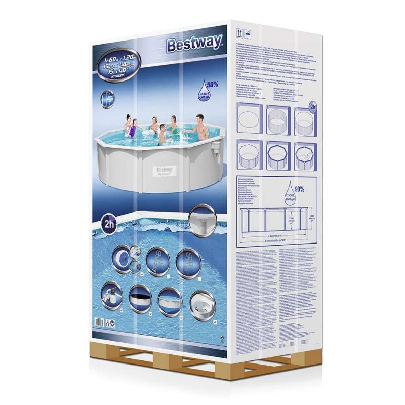 Piscină Bestway Hydrium 460 x 120 cm