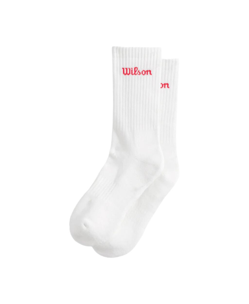 CREW LOGO SOCK WHITE (3X) 1/1