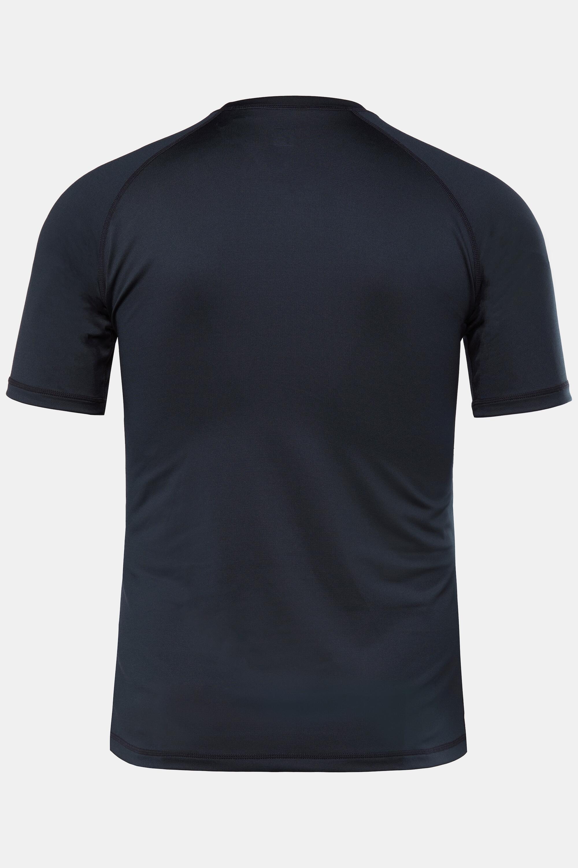 Heren Zwemmersshirt korte mouwen opstaande kraag UV-bescherming 5/6