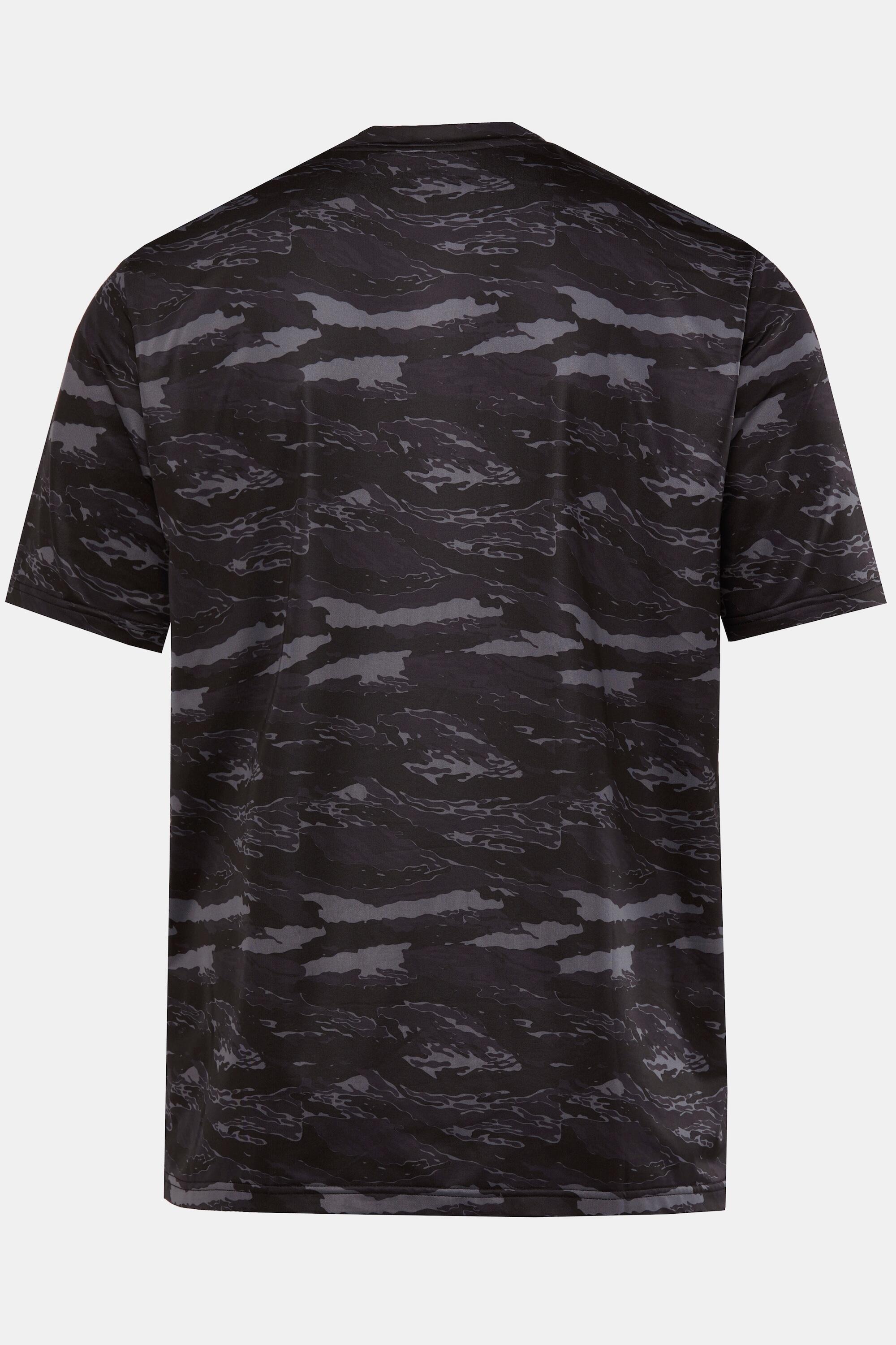 Herren Funktions-Shirt Tennis Halbarm grafischer Print QuickDry 5/7