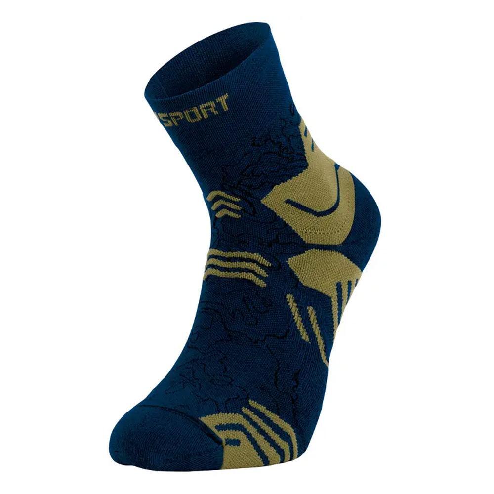 BV SPORT Damen Socken Schwarz/Khaki - 1 Paar 2/2