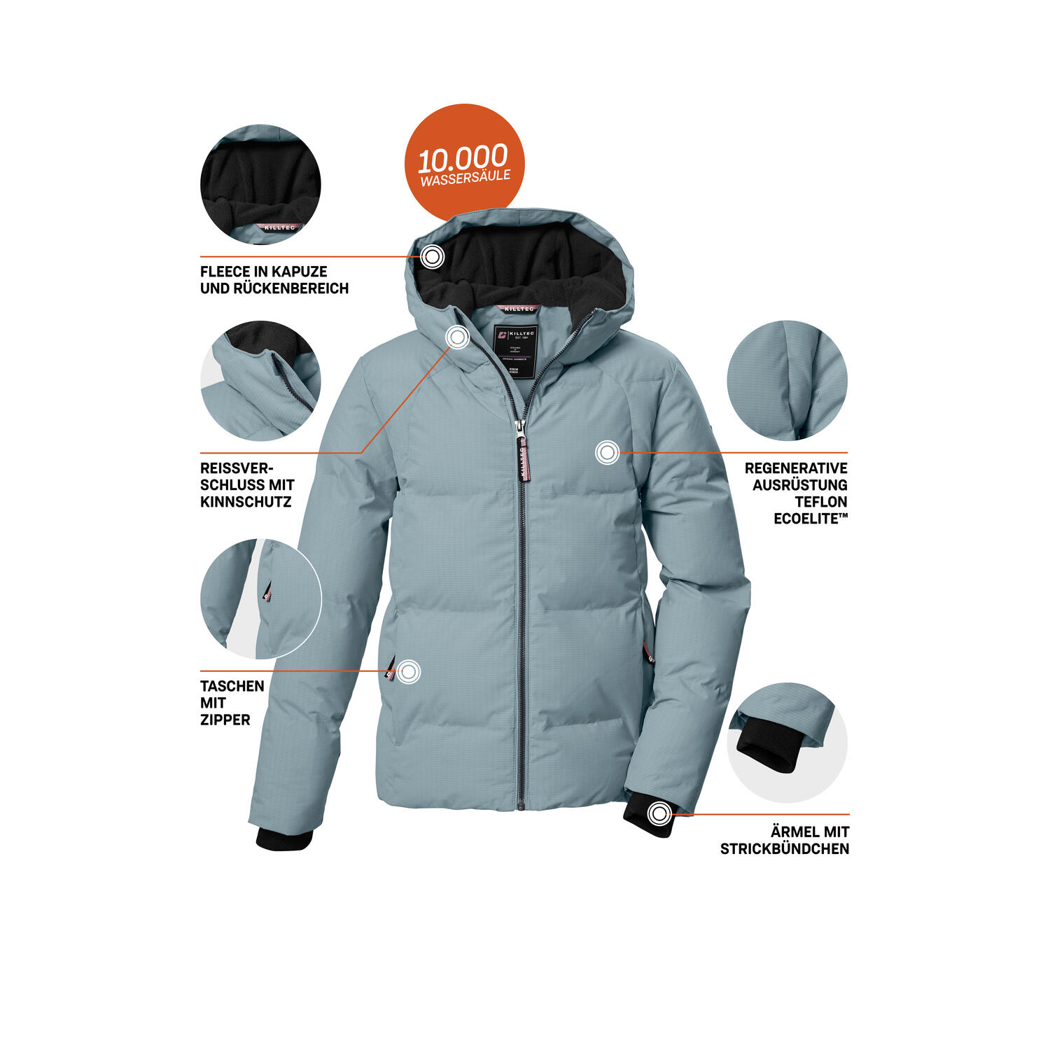 Kinder, Mädchen Steppjacke KOW 357 GRLS QLTD JCKT 5/6