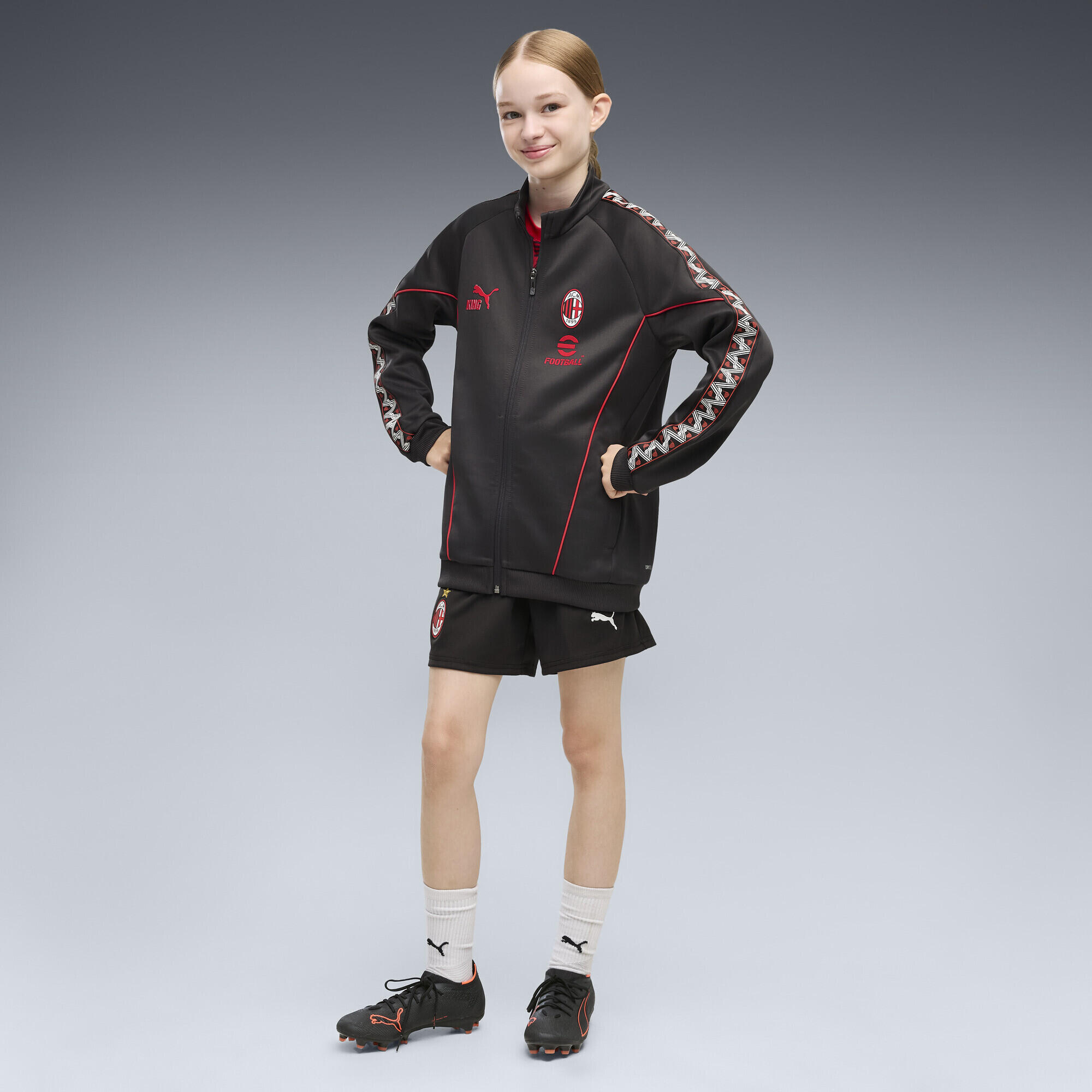 Giacca slim AC Milan KING Anthem per ragazzi PUMA 4/5
