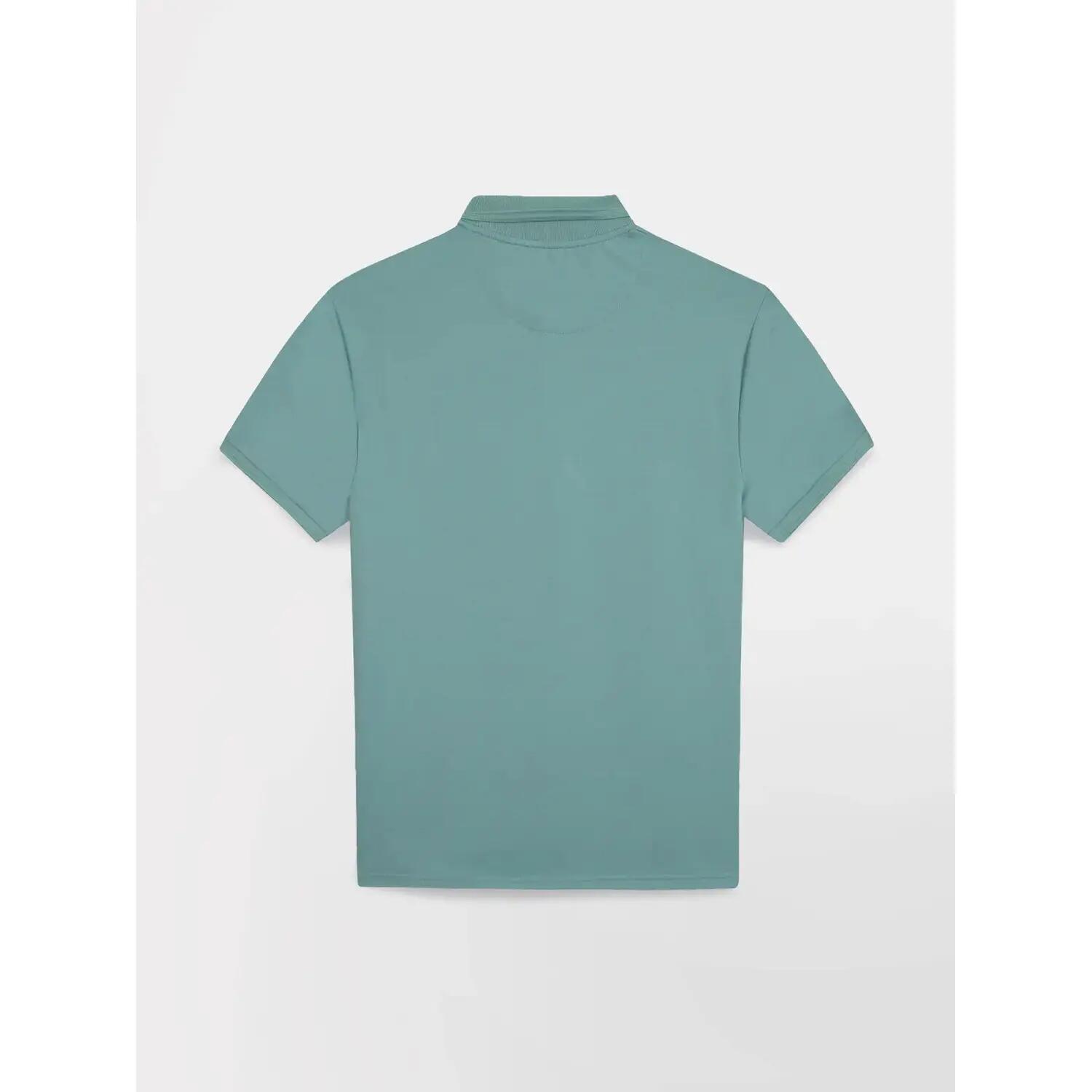 Polo manches courtes homme TIMAOPOL Mangrove - coupe ajustée, poche poitrine 3/5