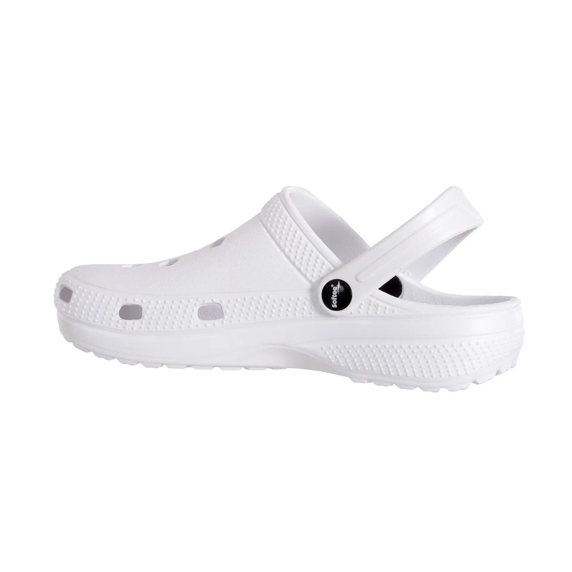 Clog Softee Hexagon Blanco 3/3