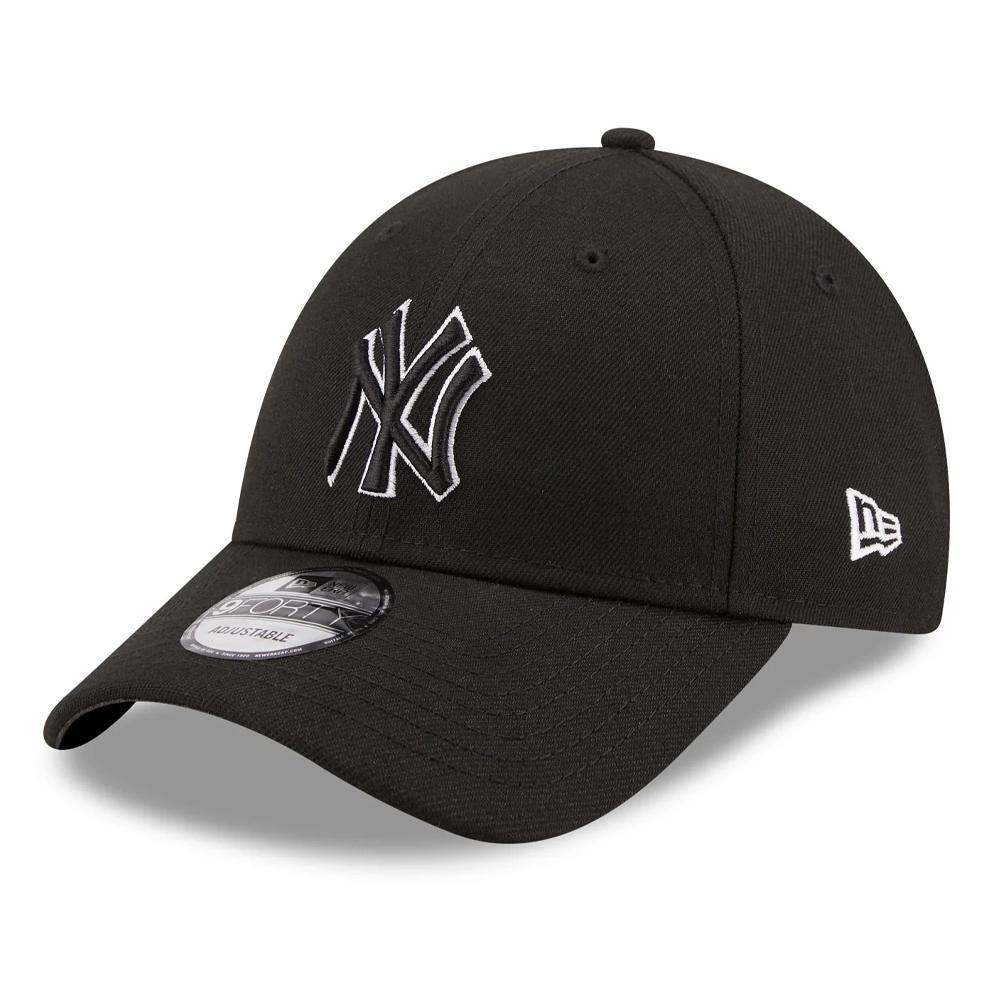 Men's New Era Pop Outline 9FORTY Black Cap