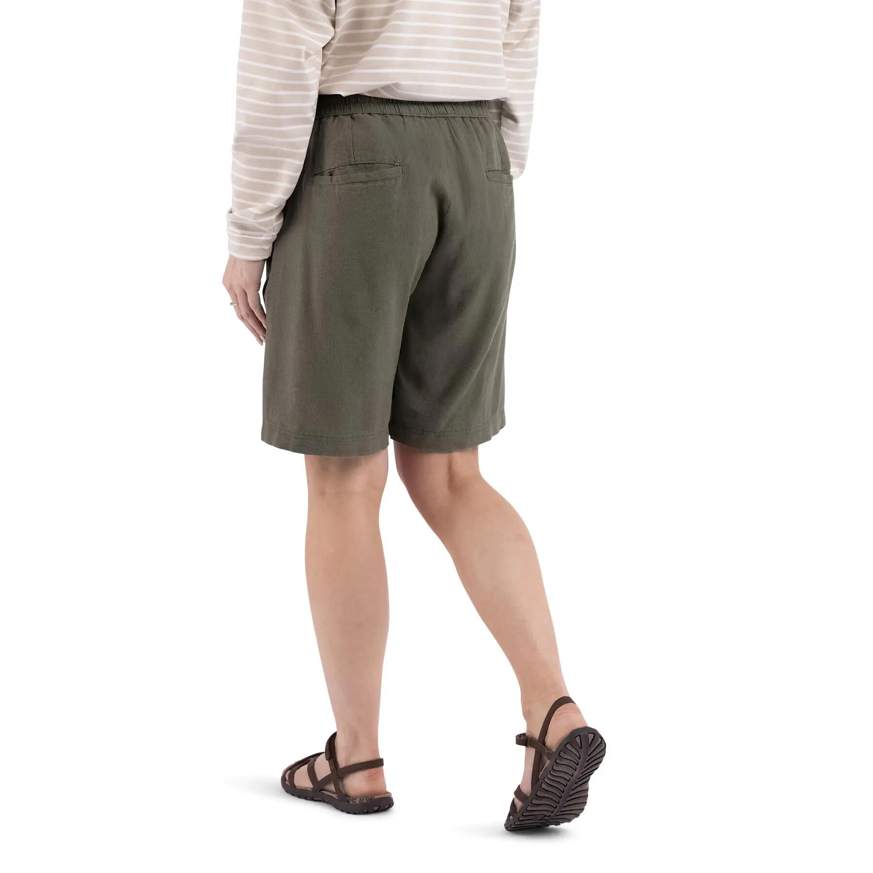 Womens Drawstring Adjustable Waist 2 Hand Pockets Shorts - Reenie 3/5