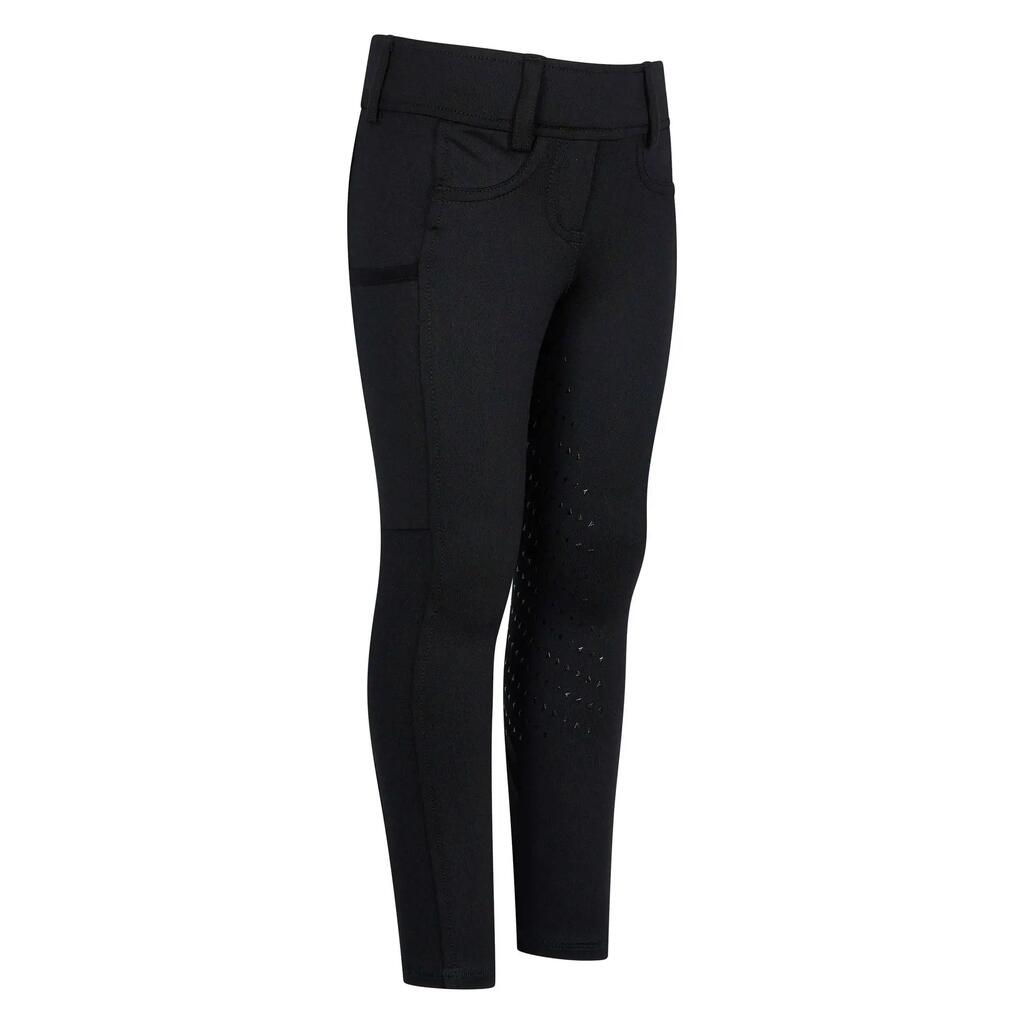 Girls' full grip riding leggings Easy Rider Rihanna