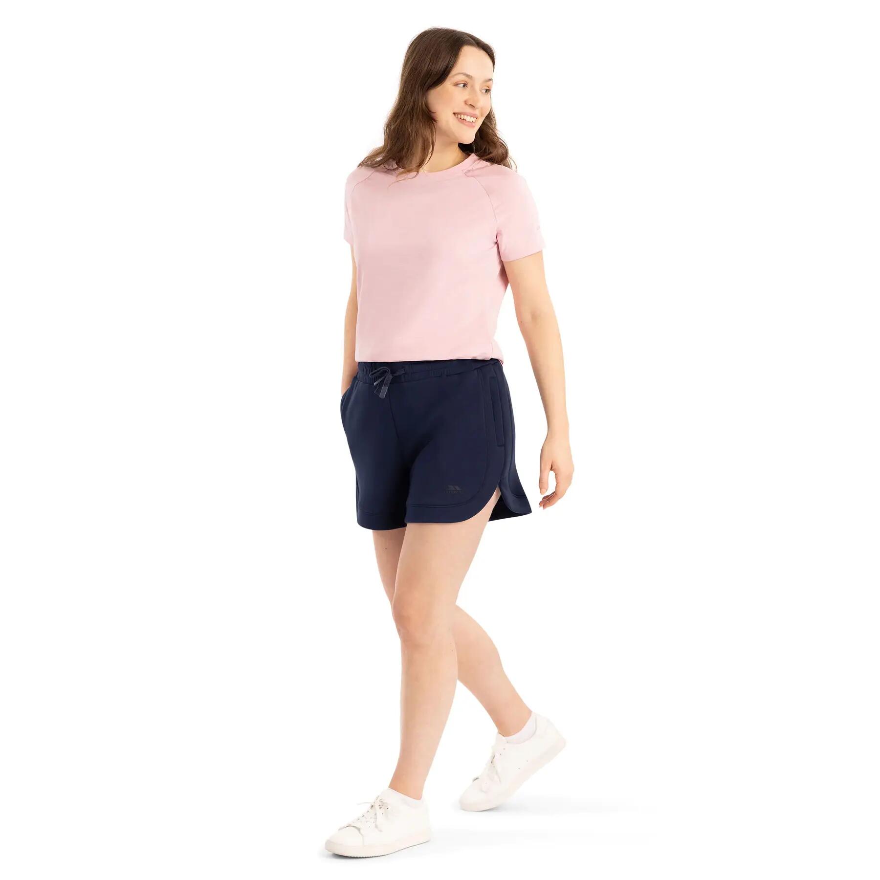 Womens Drawcord Waist Adjuster Lounge Shorts - Beitidh 3/3