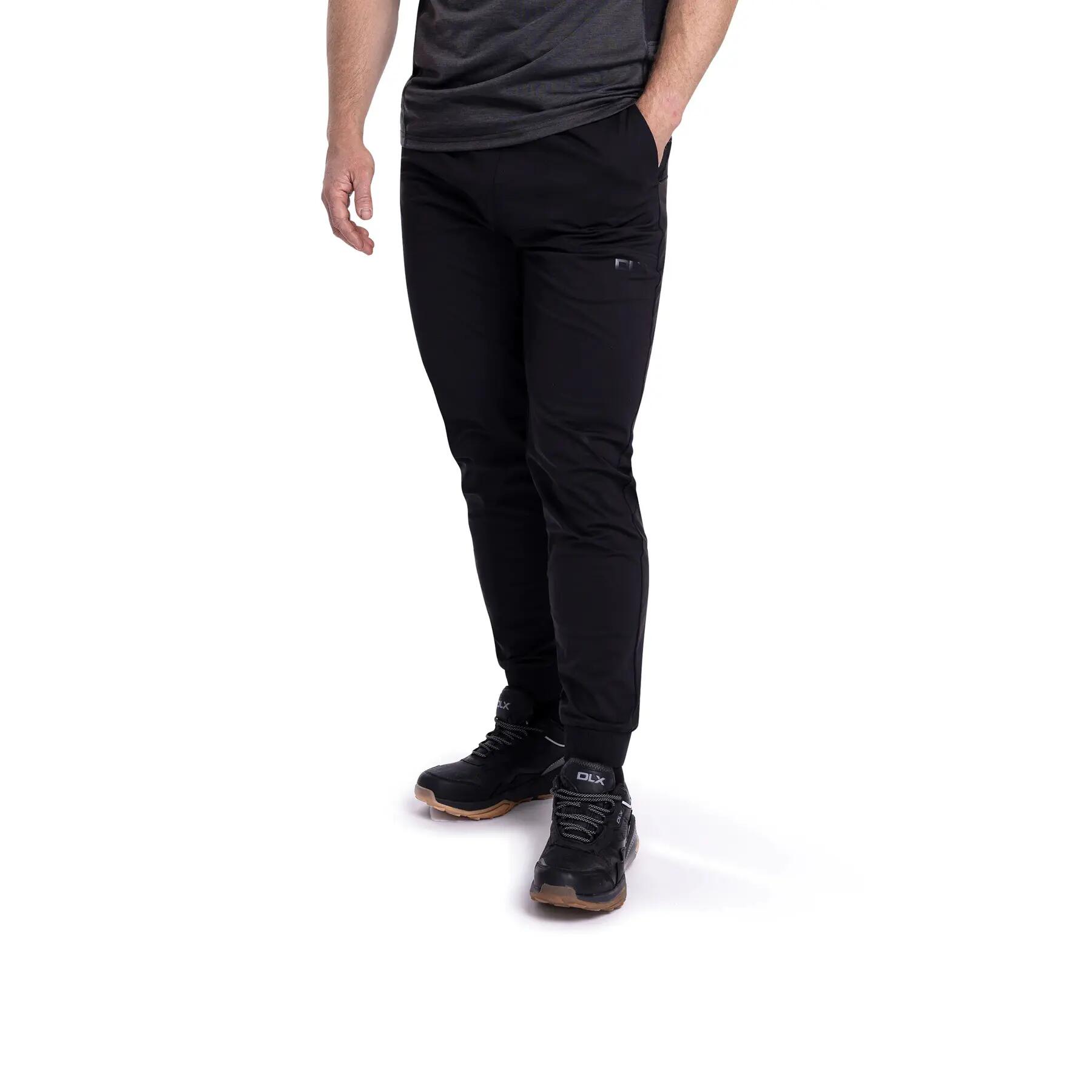 Dlx Rogers - Pantaloni uomo Dlx Softshell Neri 2/5