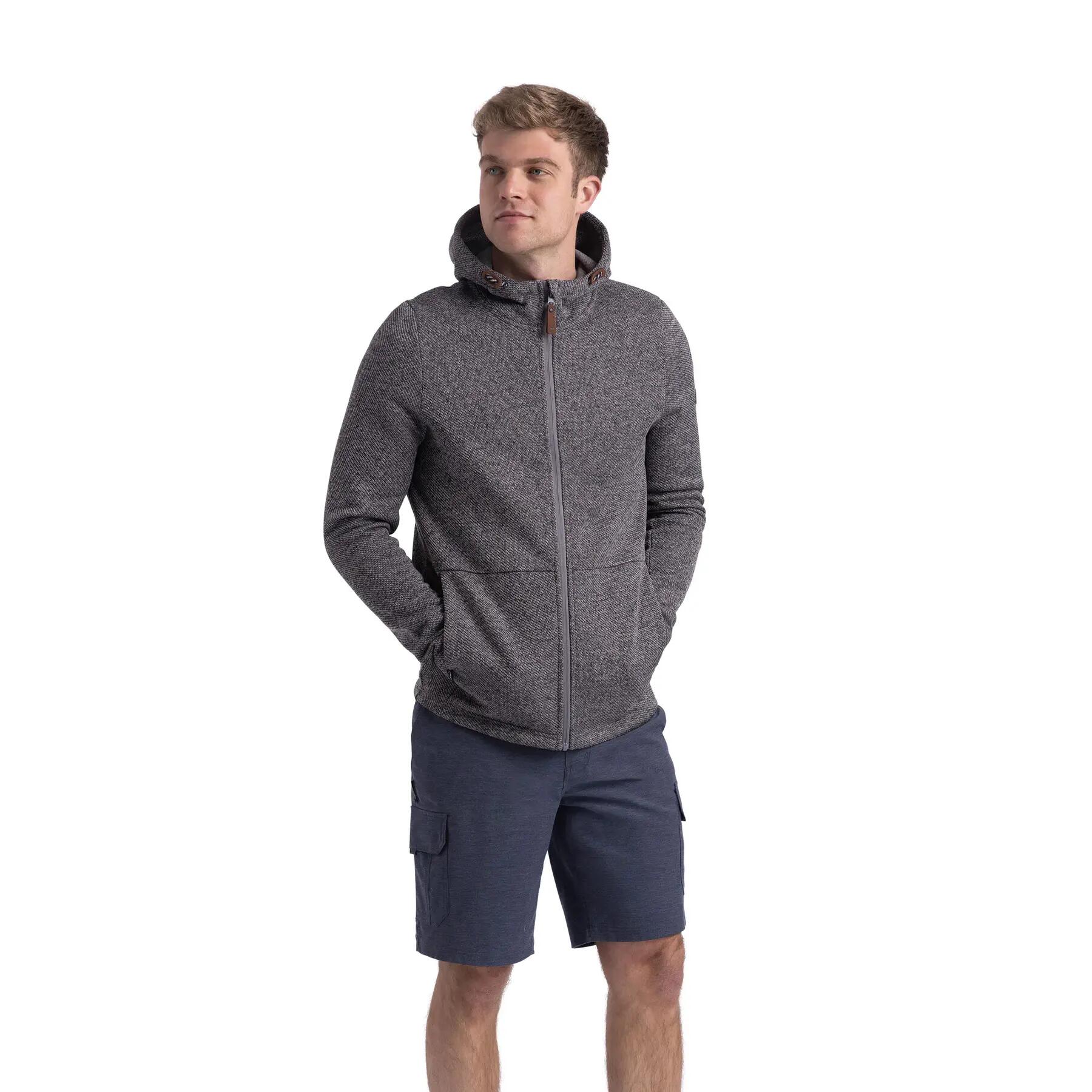 Trespass Faddiley - Casual herenhoodie grijs gemêleerd 2/5