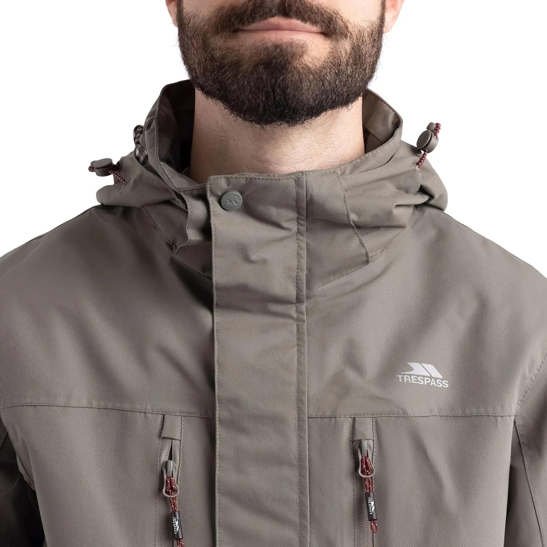 Herren Regenjacke Griminish mit Karomuster und wasserdichtem Futter 5/5
