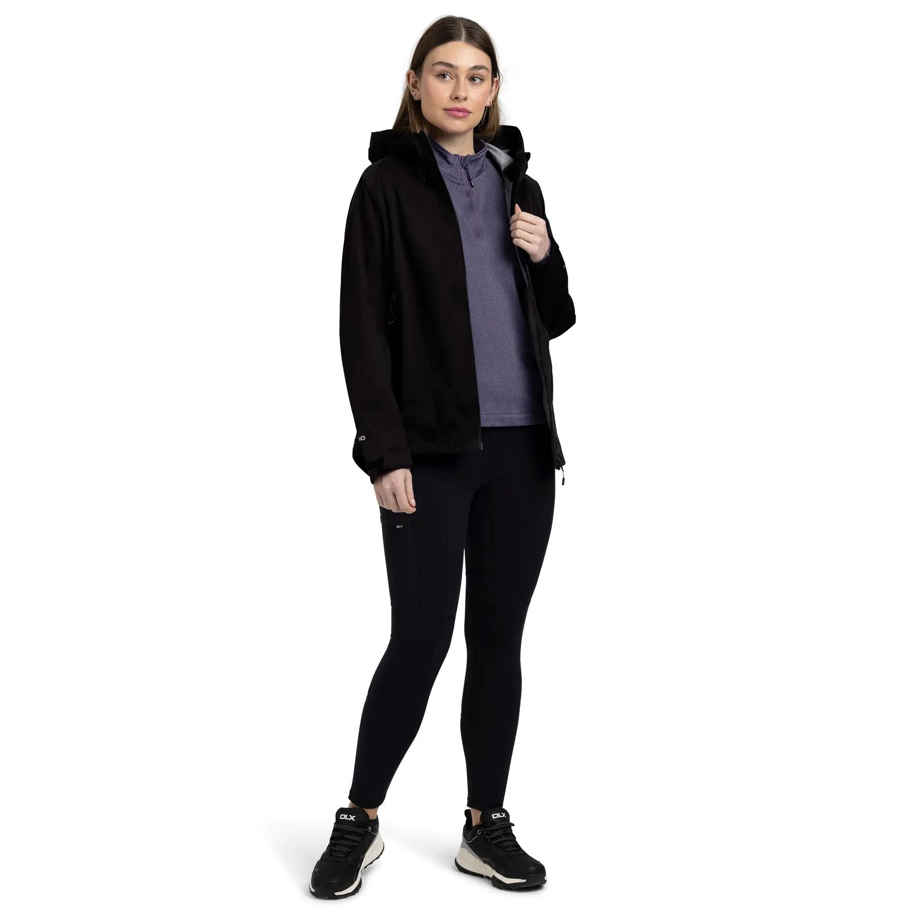 Dlx Justine- Dames Dlx Regenkleding Zwart 5/5