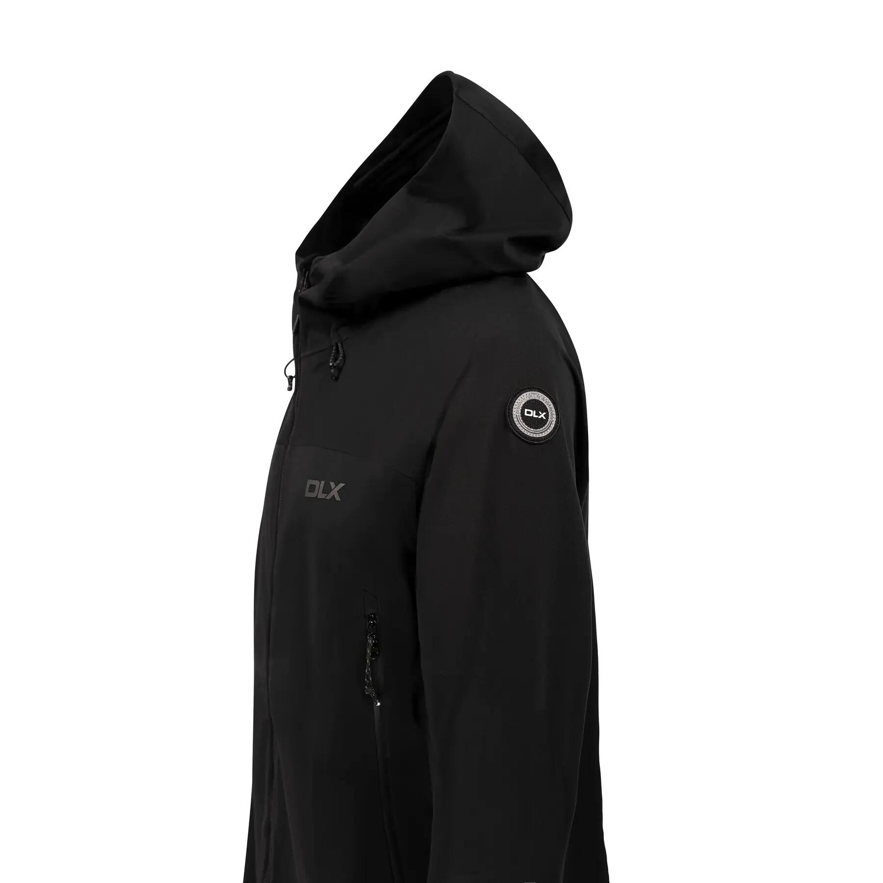 Dlx Johannes Herren Regenjacke, Schwarz 3/5