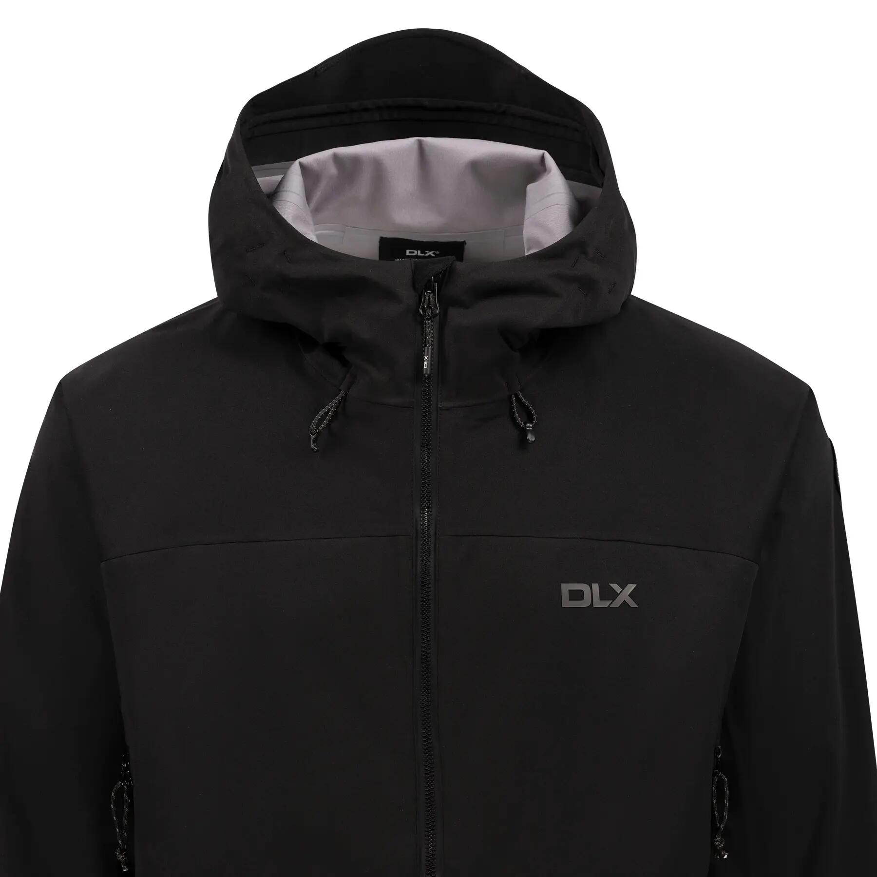 Dlx Johannes Herren Regenjacke, Schwarz 4/5