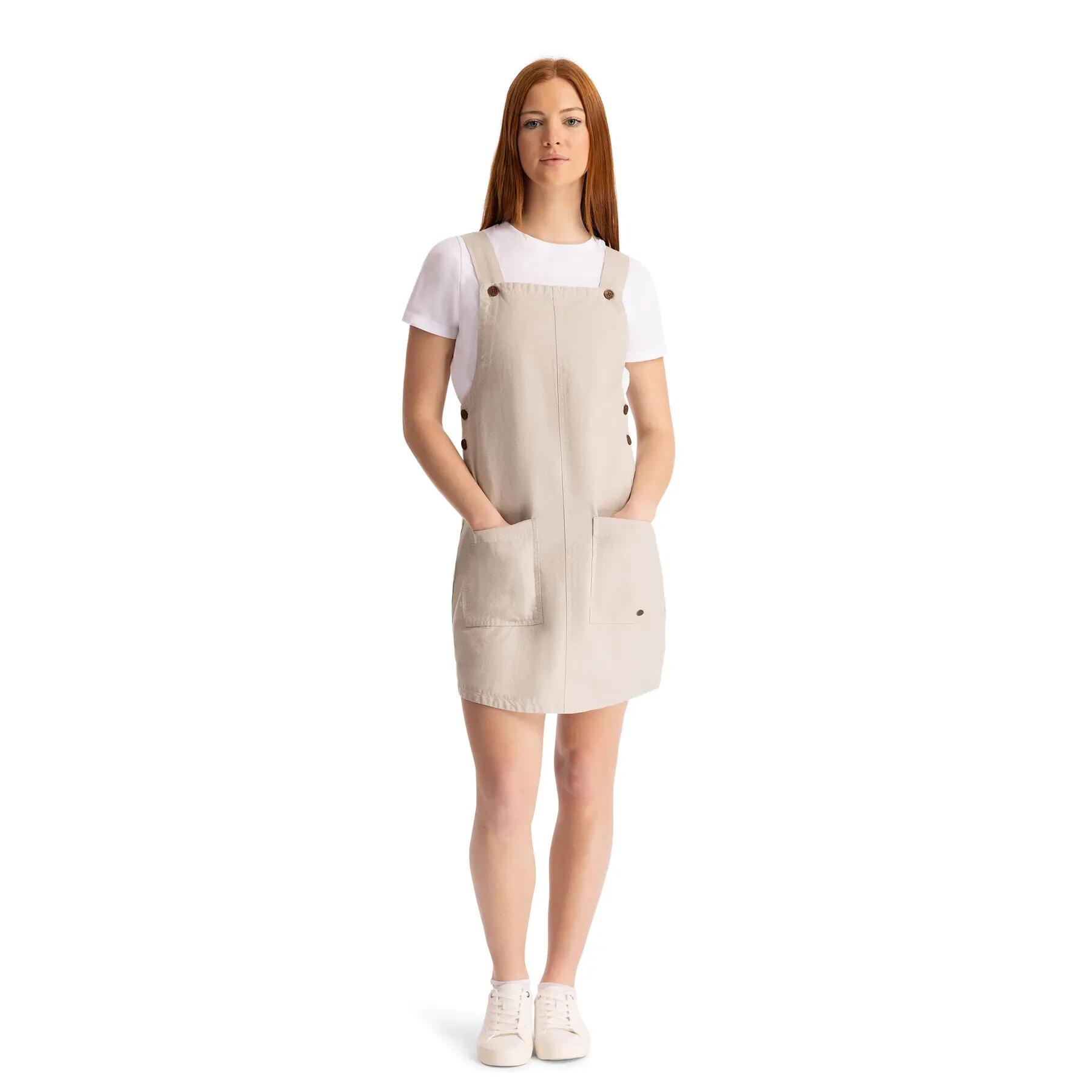 Trespass Twirl – Freizeitkleid für Damen, Hafermilch 2/5