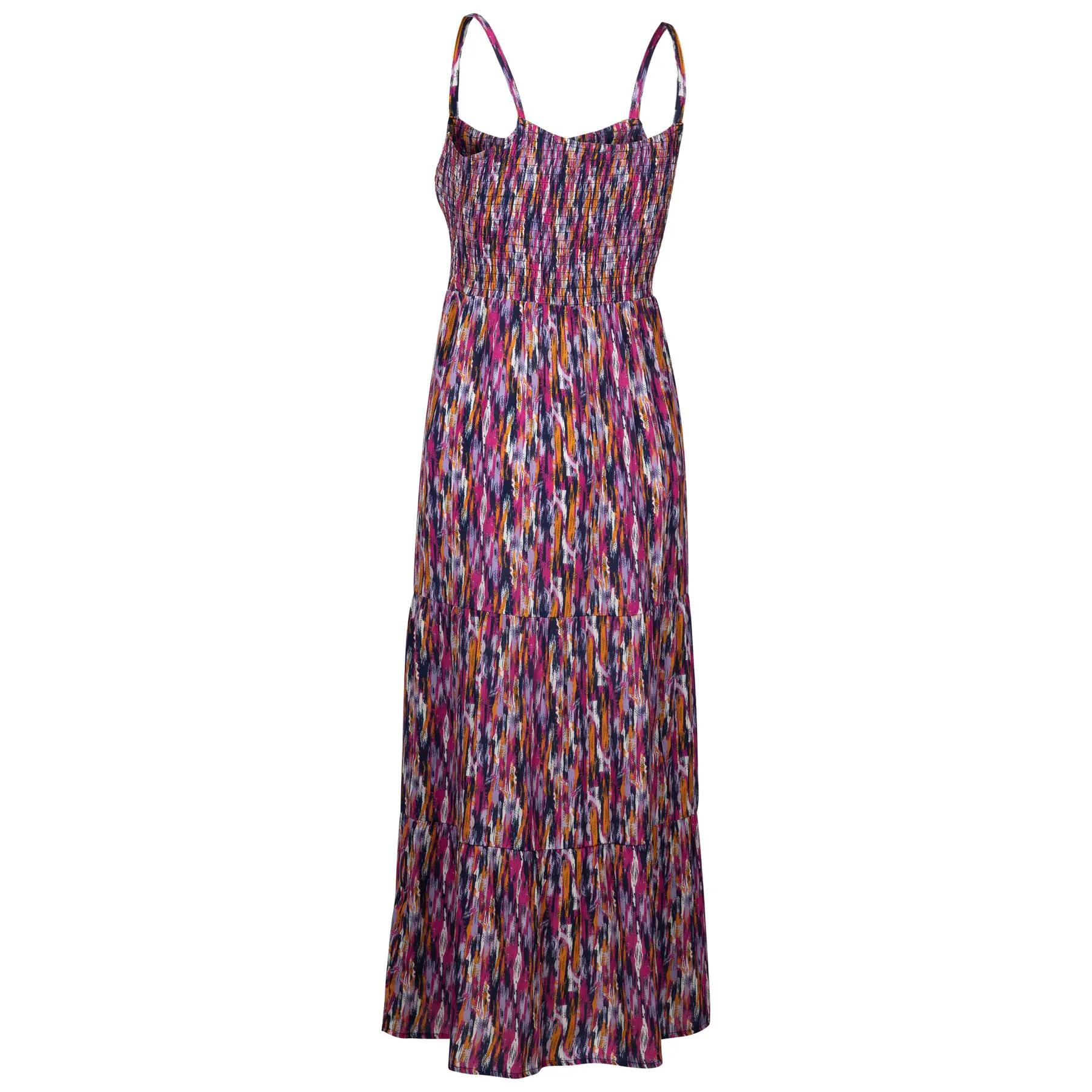 Trespass Selena - Abito lungo casual femminile con stampa blu scuro 4/5