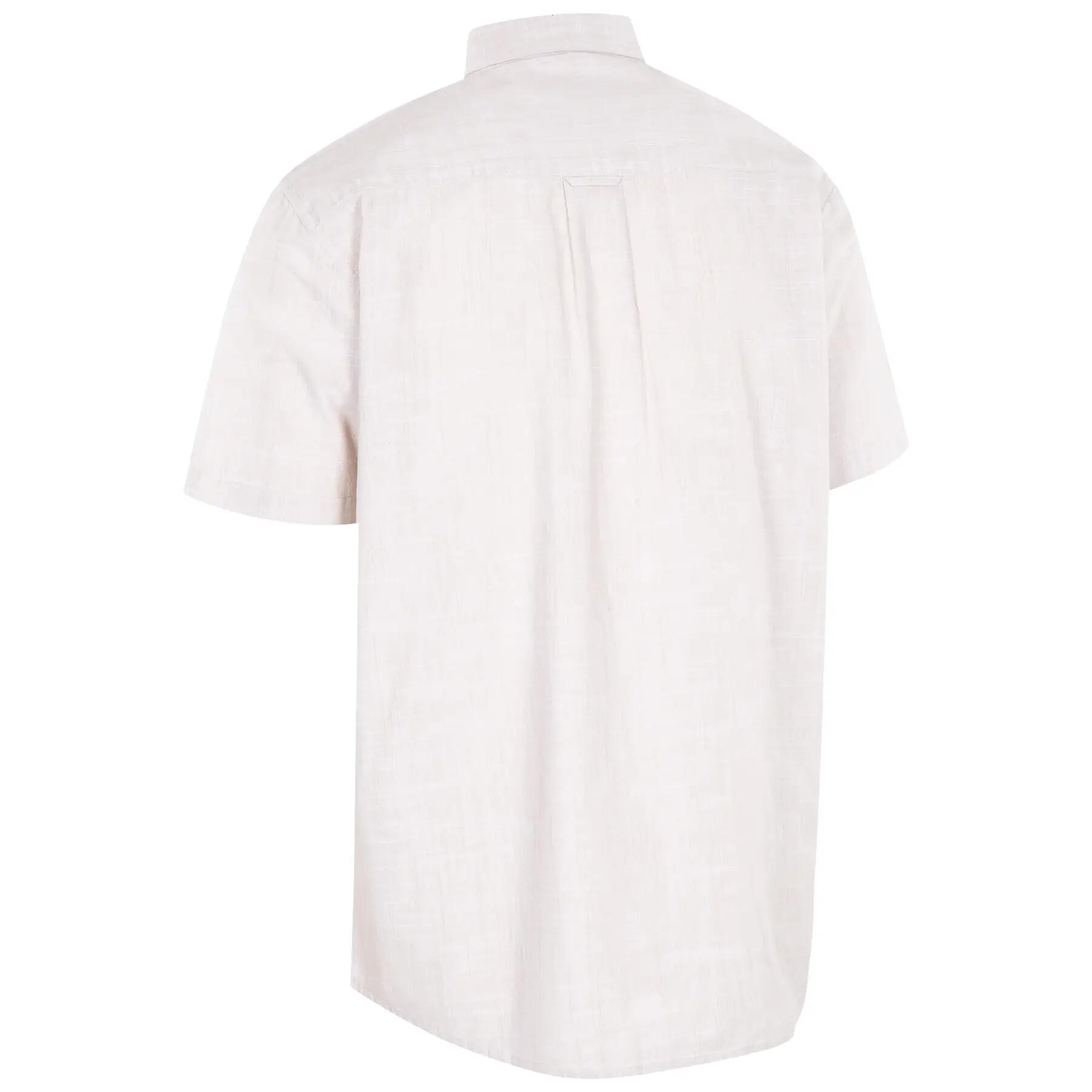 Trespass Basham - Heren casual geweven overhemd Oatmilk 2/2