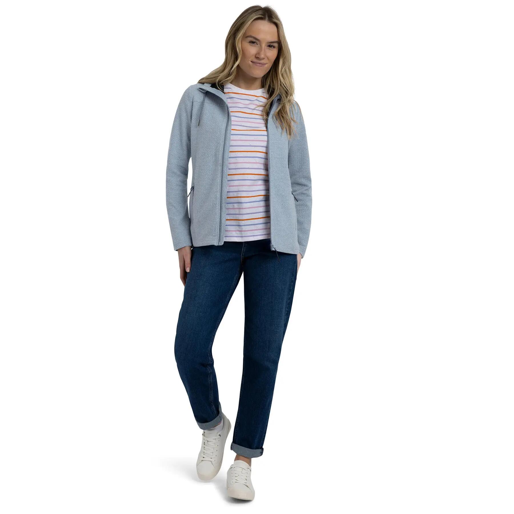 Trespass Raniya - Sudadera con capucha informal para mujer Cool Blue 3/5