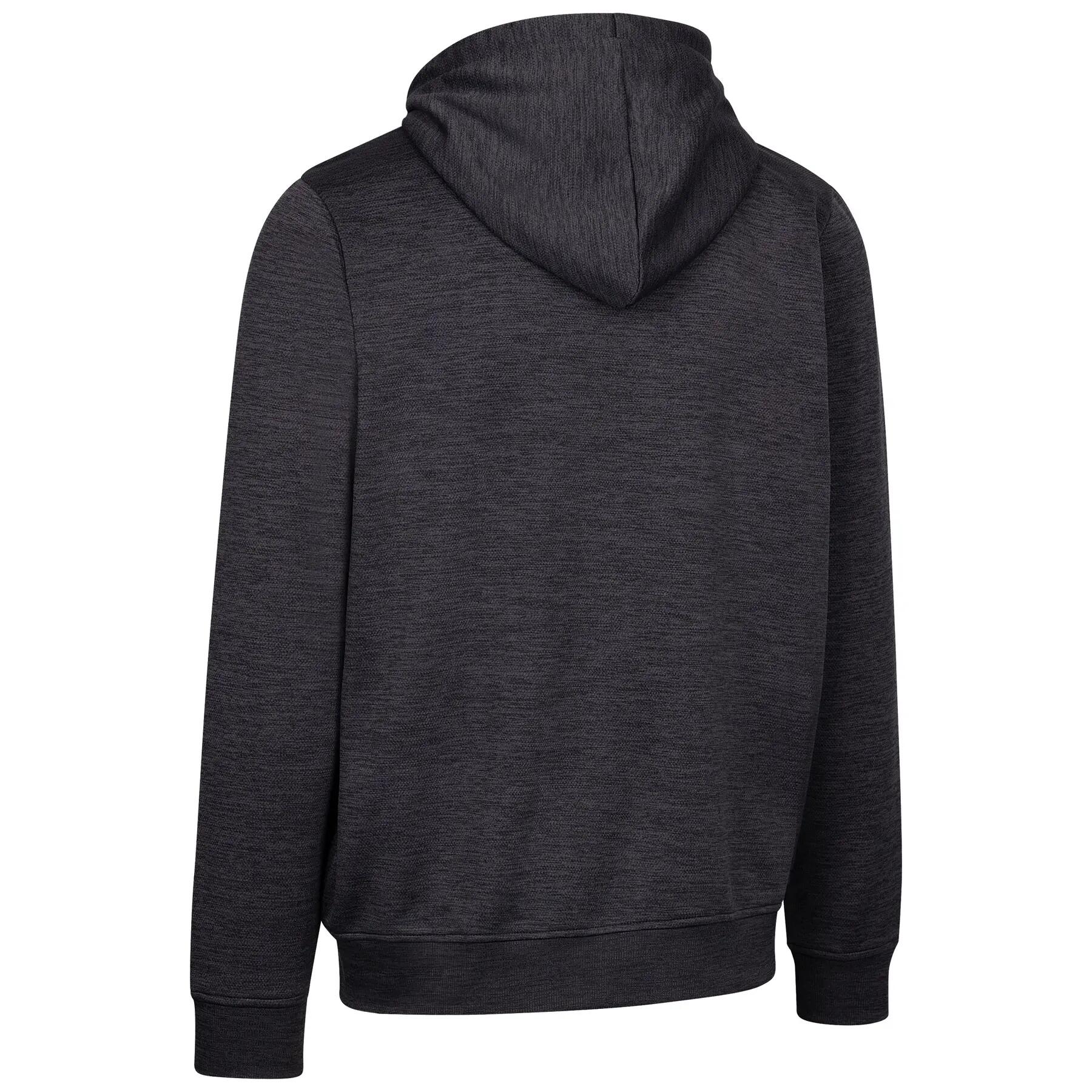 Trespass Fewston - Męska codzienna bluza z kapturem Dark Flint Marl 3/4