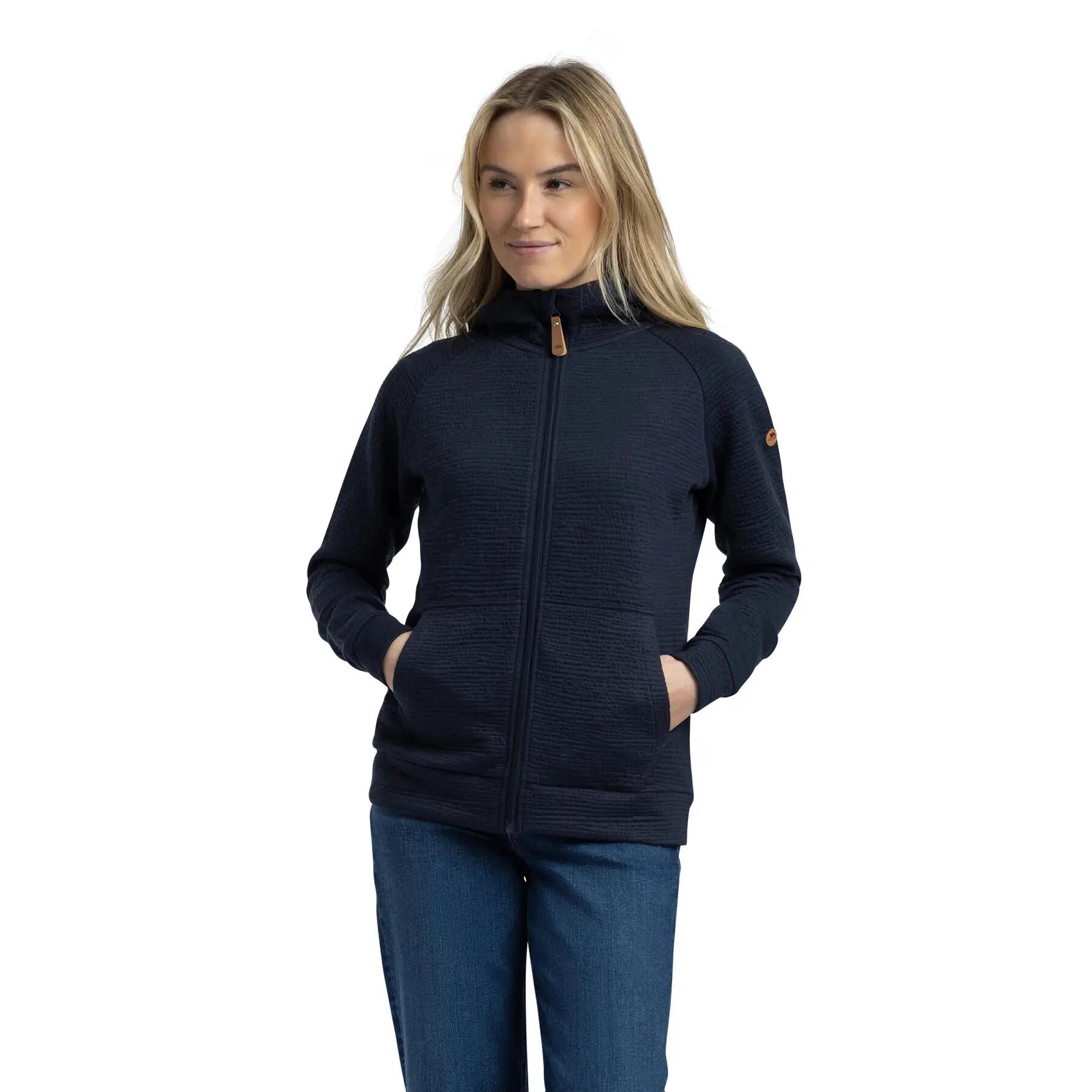 Trespass Lillie - Sweat à capuche décontracté pour Femme Marine 2/5