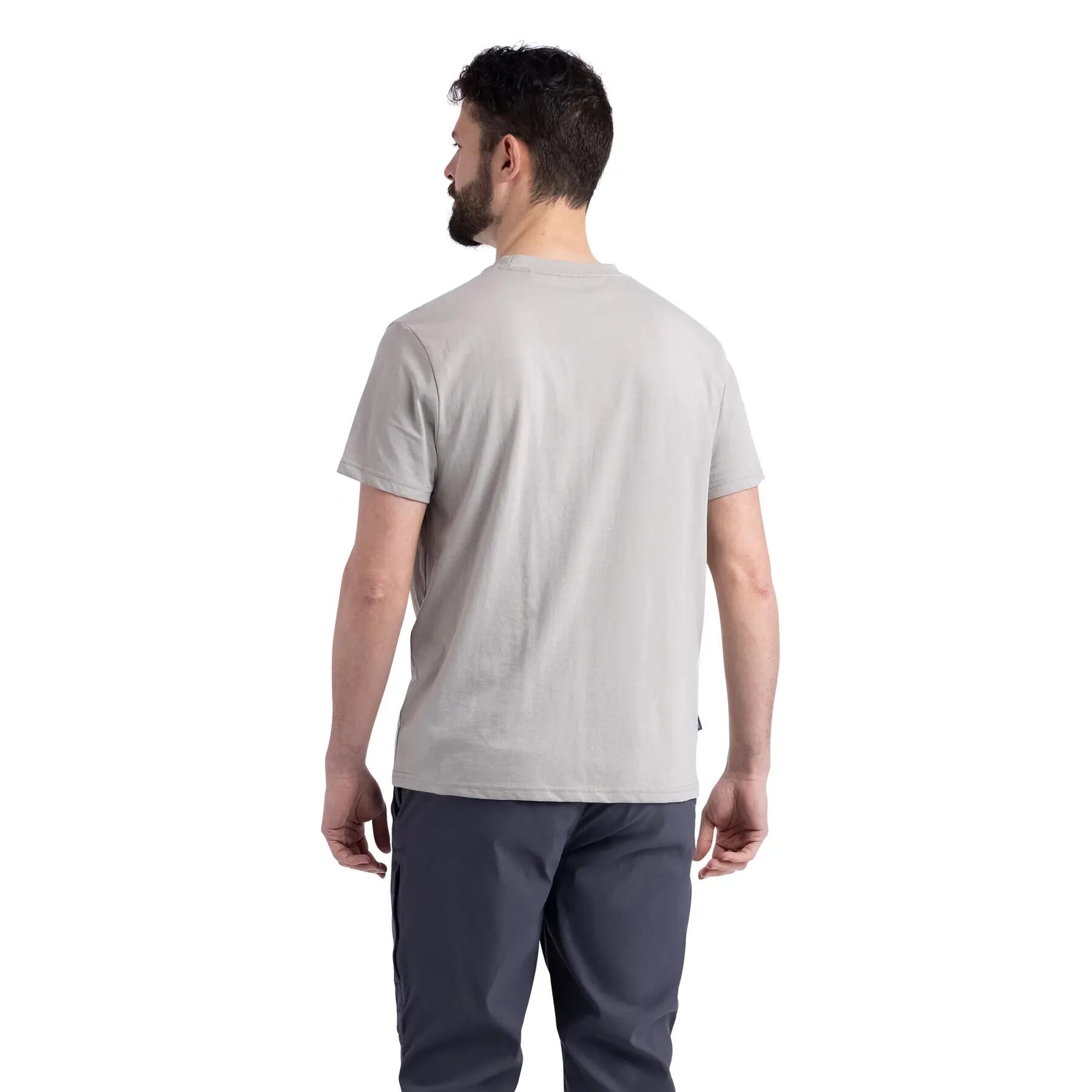 Mens Short Sleeves Round Neck Quick Dry T-Shirt - Wonderer 3/4