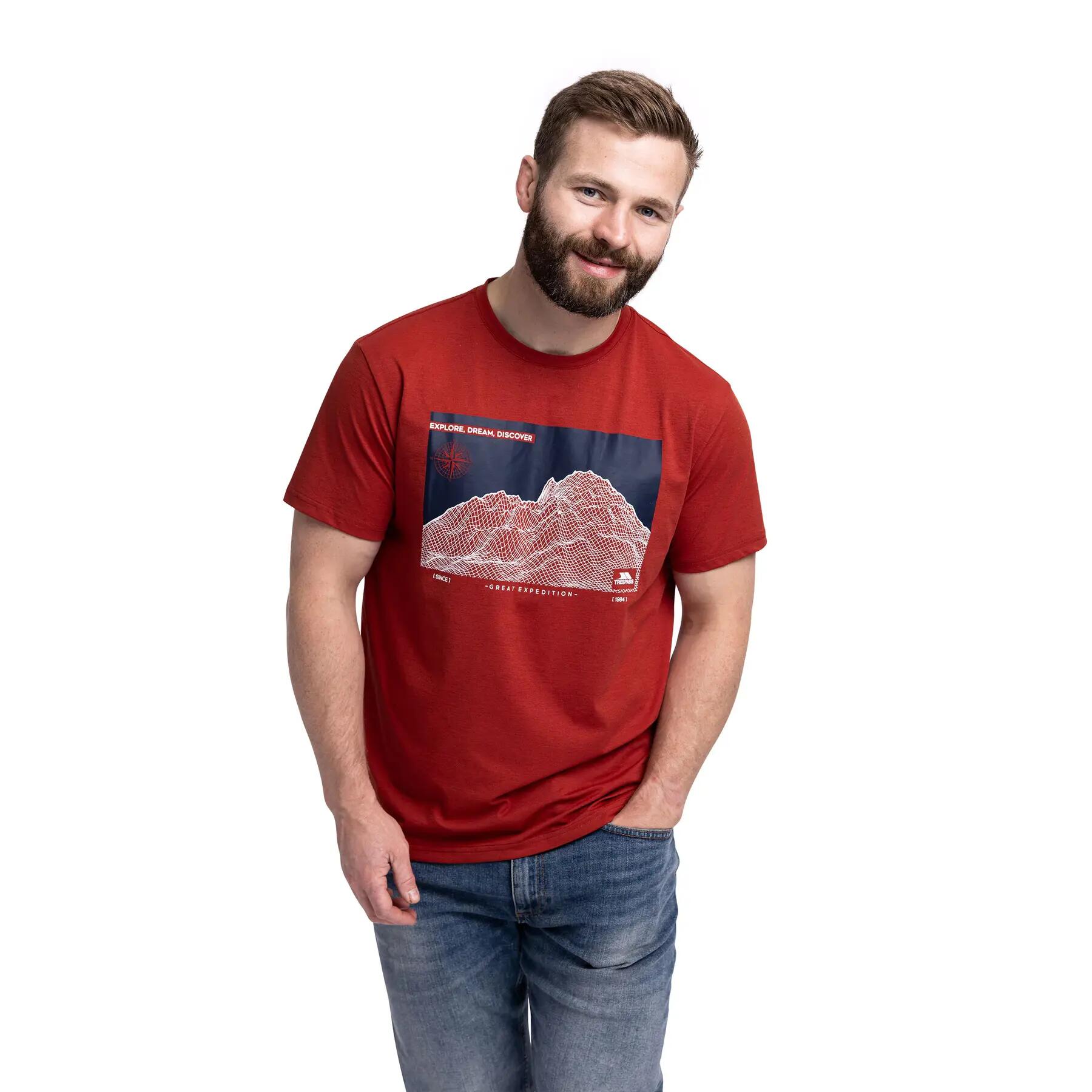 Trespass Sirgis – Herren Freizeit-T-Shirt Salsa 2/5