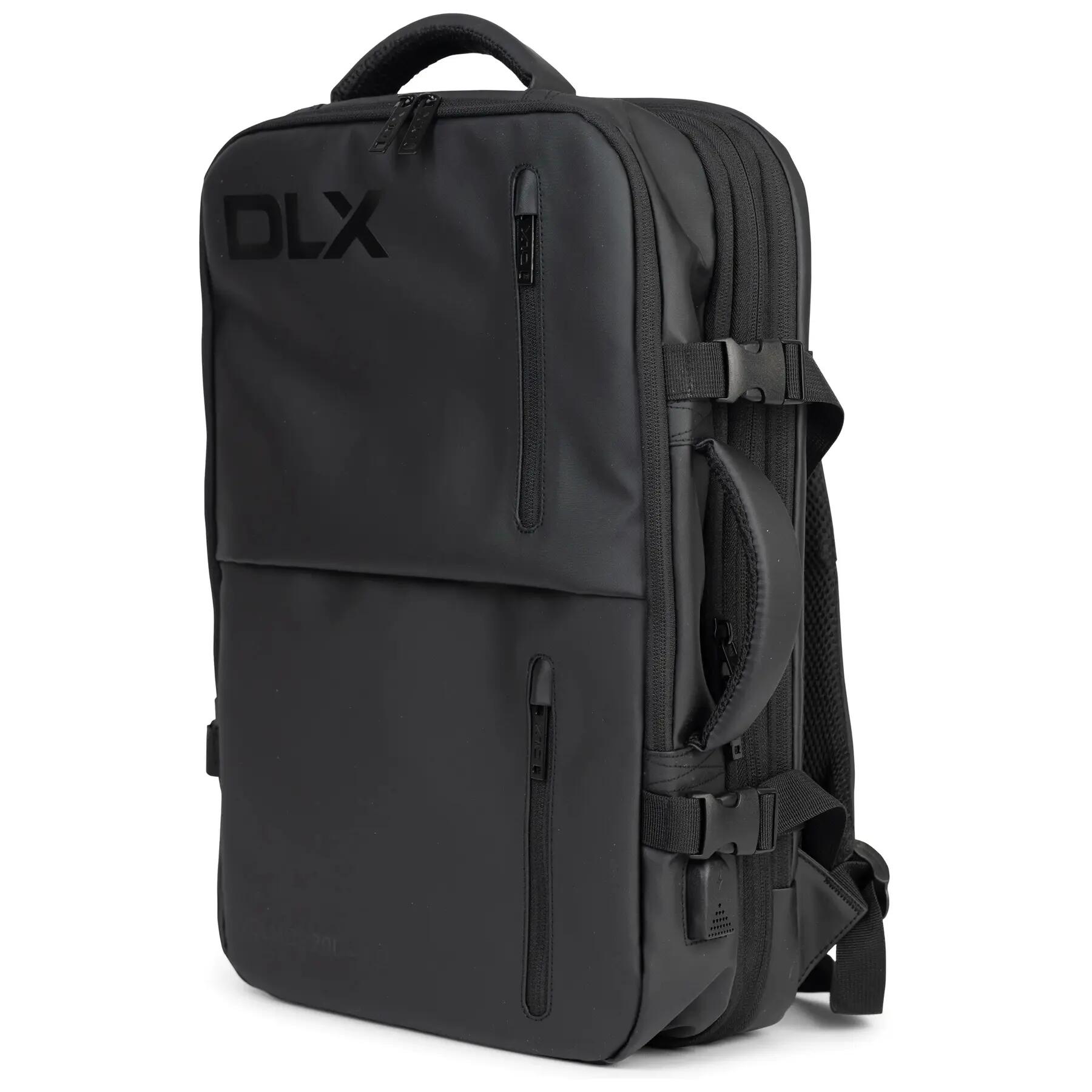 Dlx Volmos - Dlx Erweiterbarer Reiserucksack Schwarz 4/5
