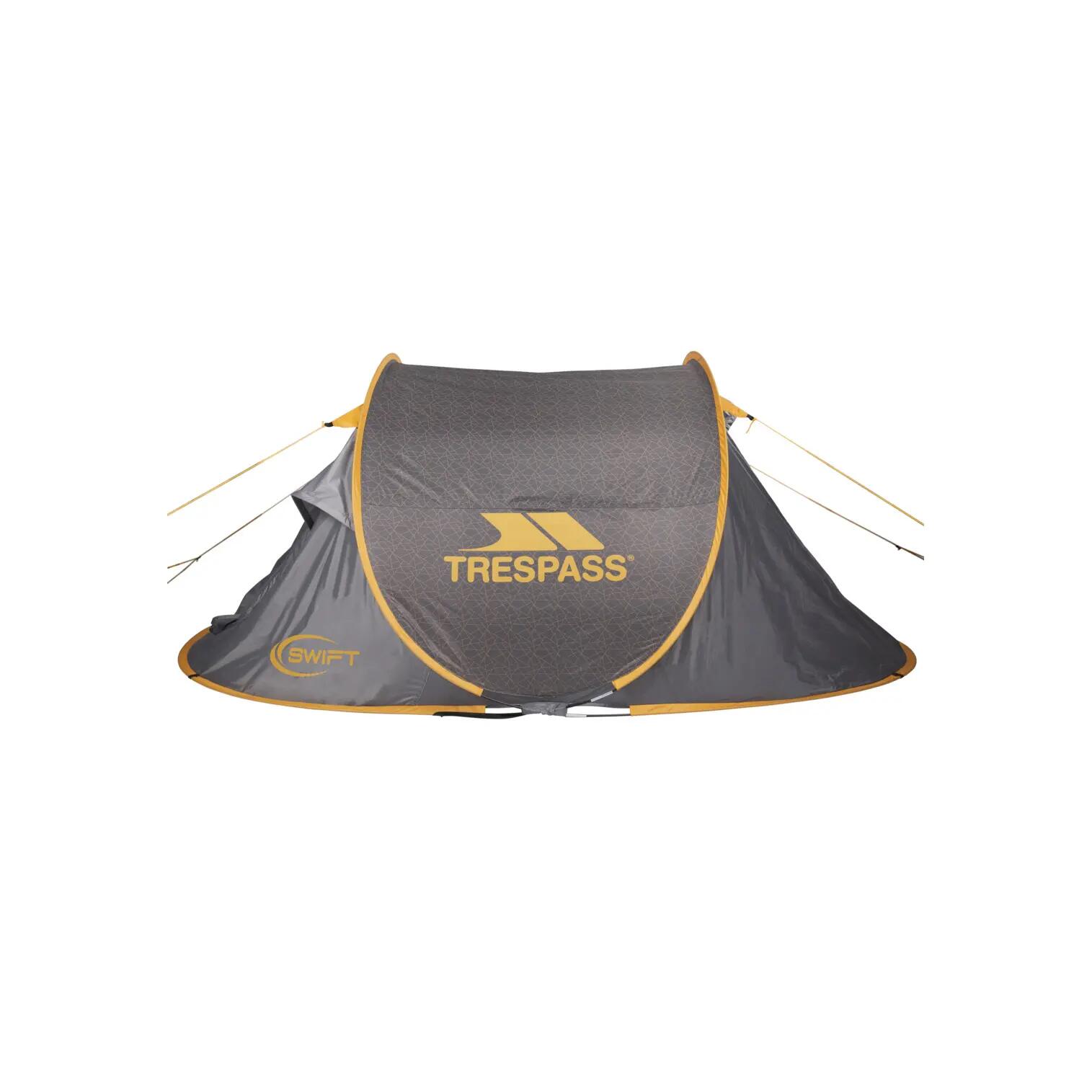 Trespass Swift 2-patroon - Pop-uptent met patroon, stormgrijze print 3/5