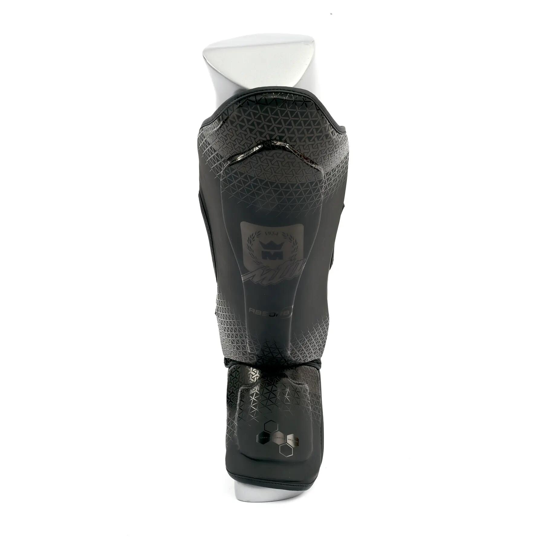 Kickboks scheen- en voetbeschermers Montana MK Protect Stealth CE Approved 2/3