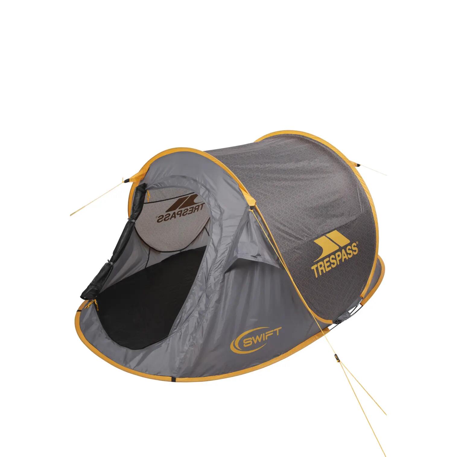 Trespass Swift 2-patroon - Pop-uptent met patroon, stormgrijze print 2/5