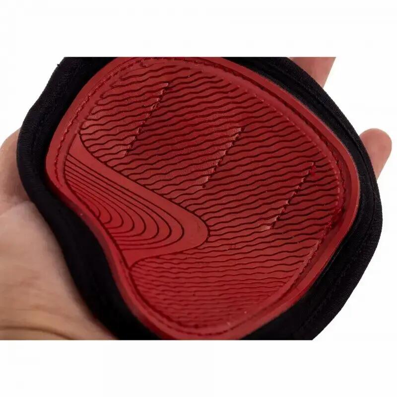 Softee Fitness-Handschuhe ohne Finger, Rot. 3/3