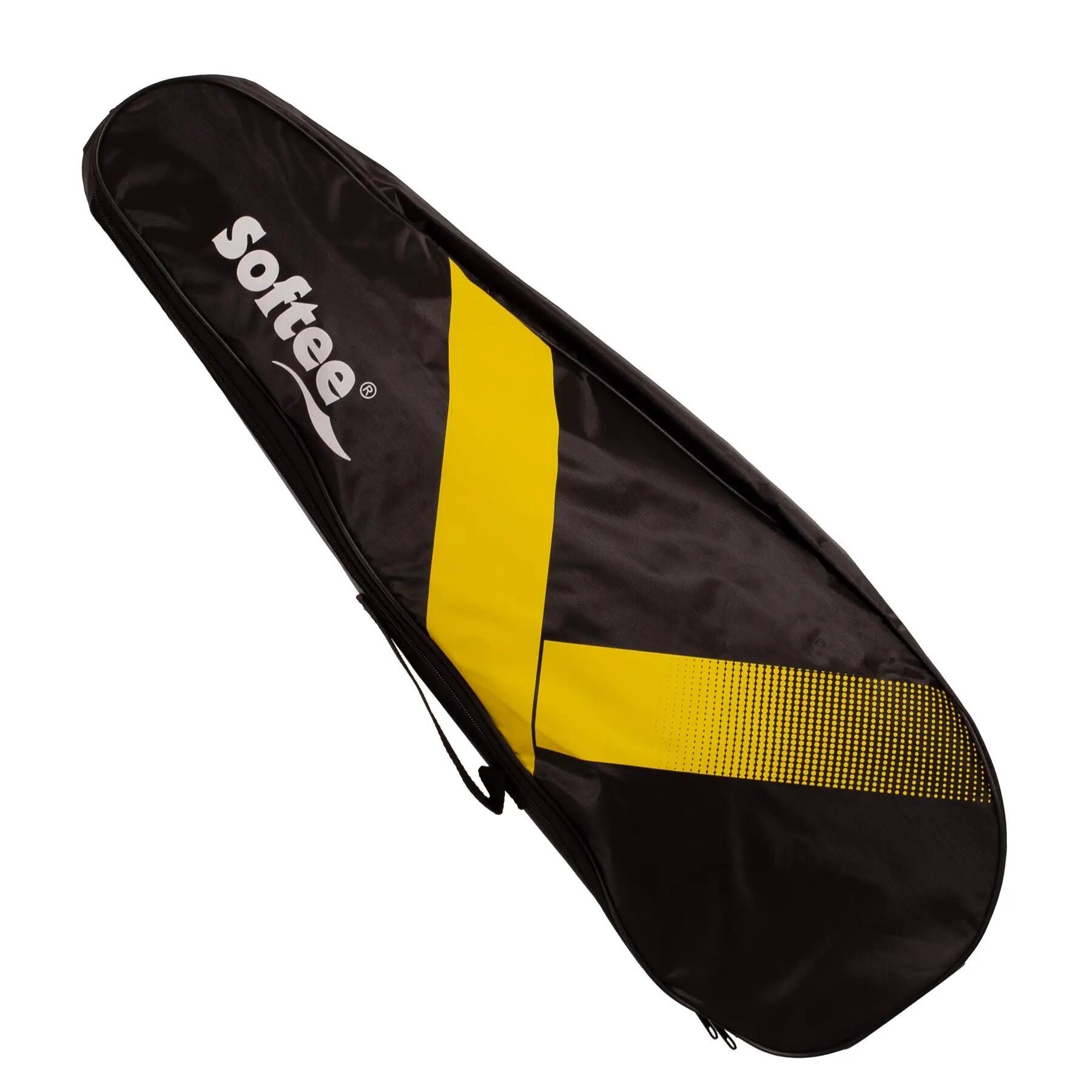 Badminton-Trainingsset 4 Schläger 65 cm mit Netz und Tasche 4/4