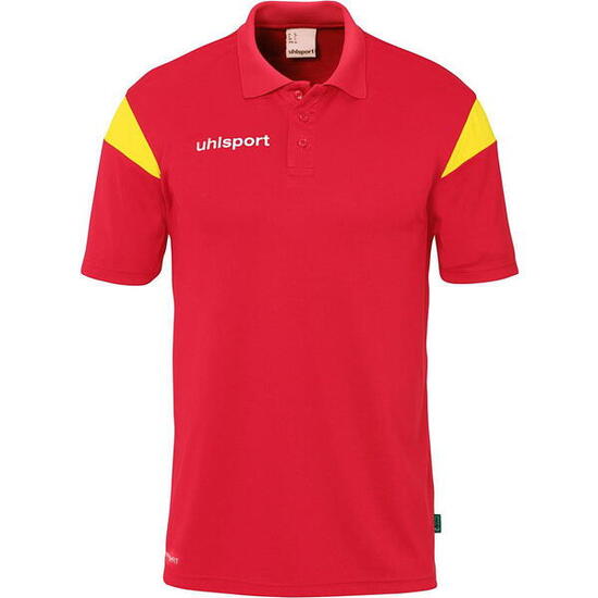Polo Uhlsport Squad 27 Hommes - Rouge, Jaune - M