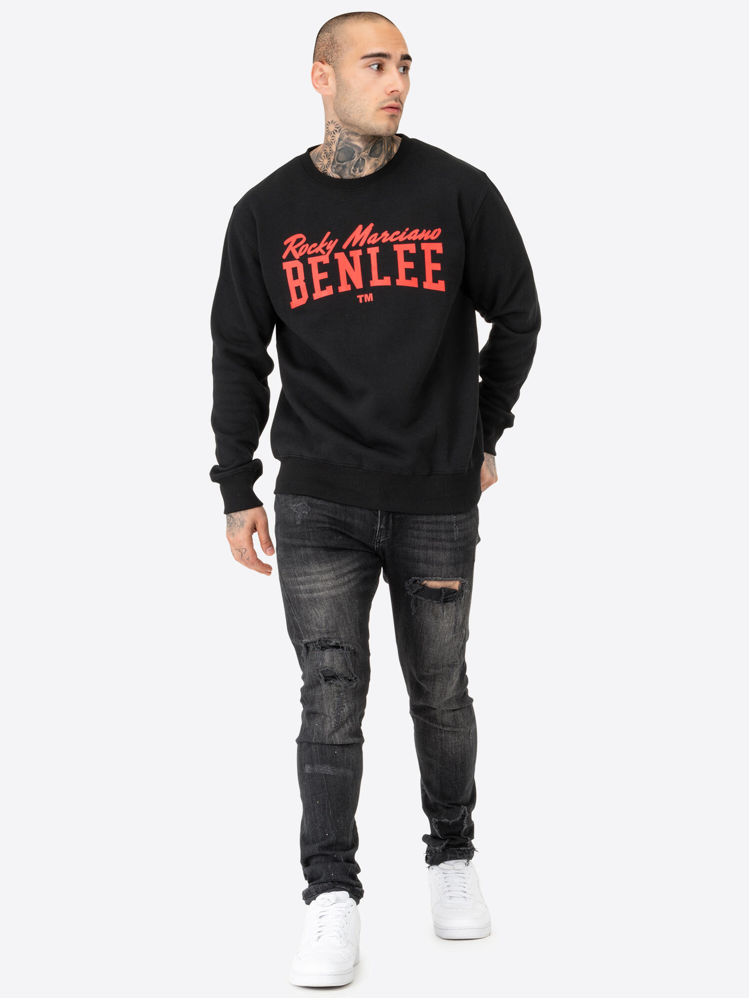 BENLEE Herren Rundhals Sweatshirt normale Passform RINSTON 3/5