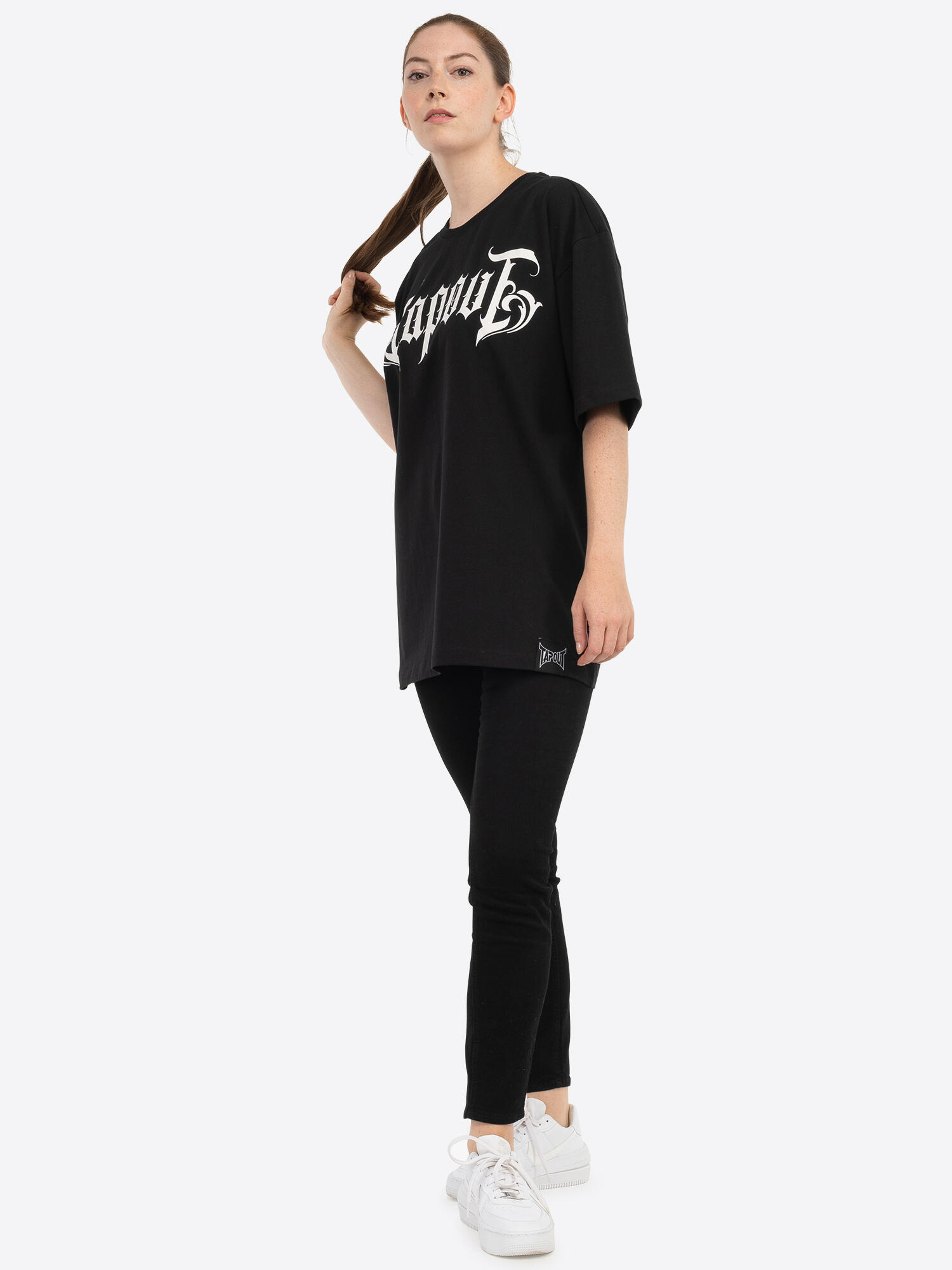 TAPOUT T-shirt oversized voor heren GELOOF GEWOON 4/6