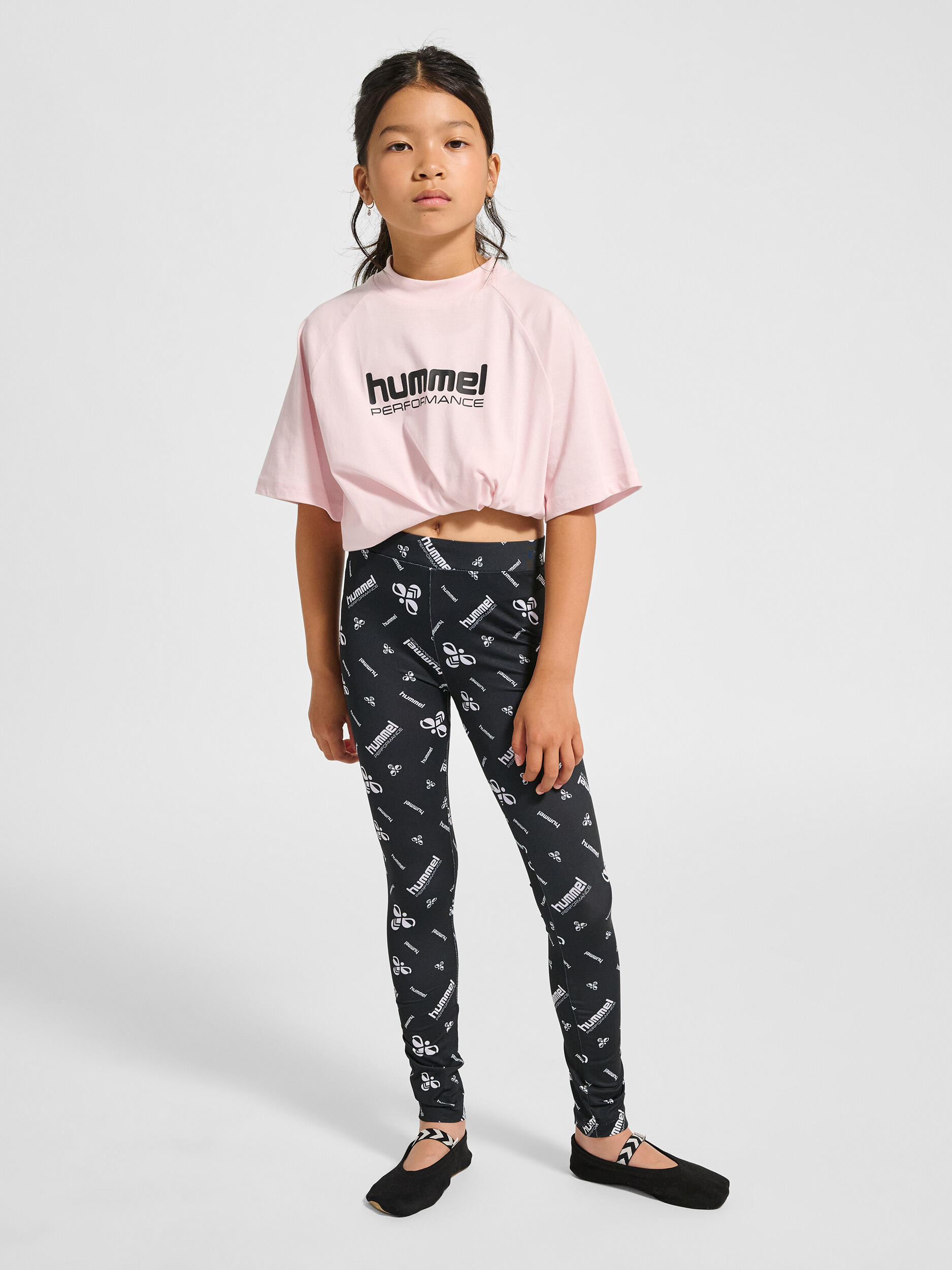 Leggings Hmljr Gym Mädchen 3/7