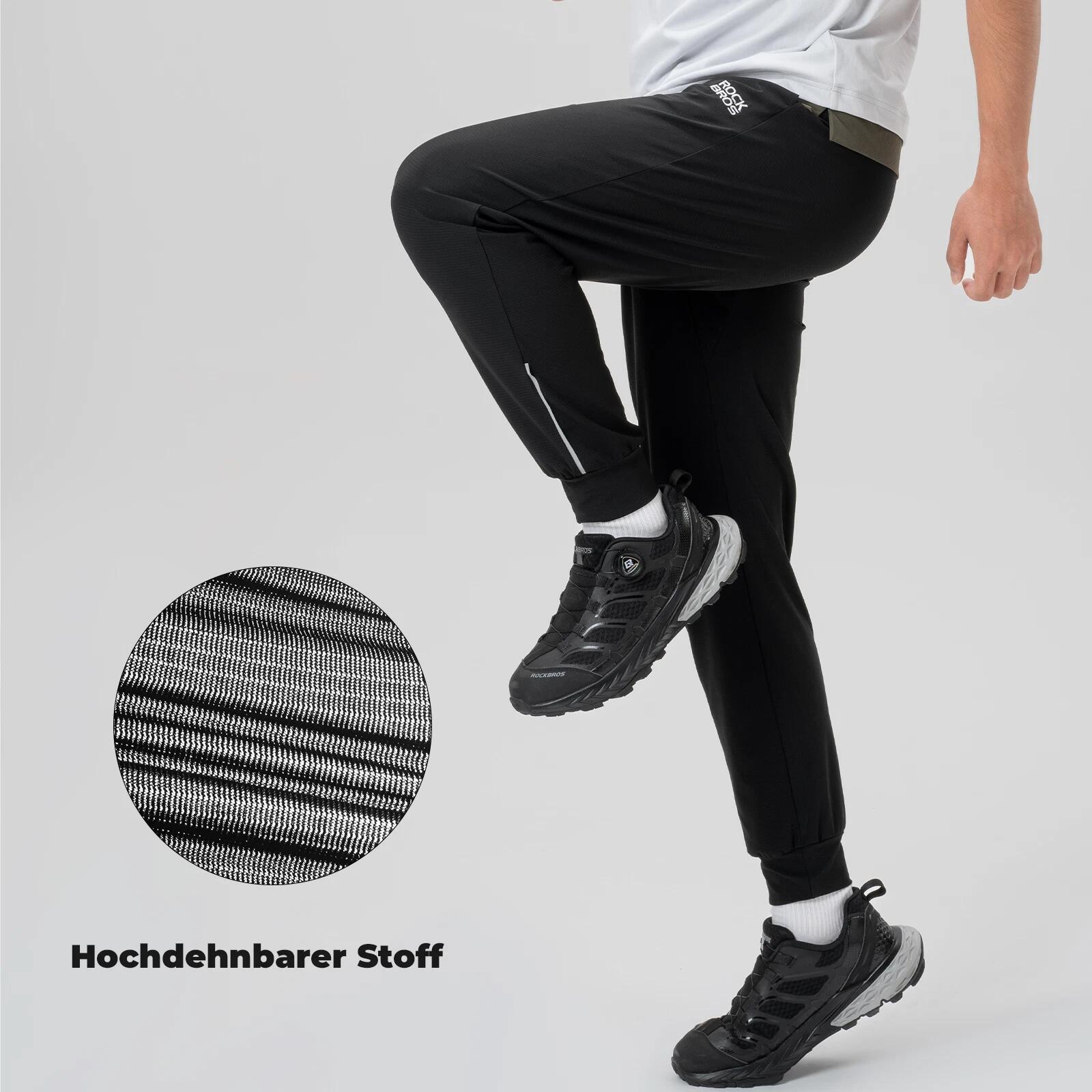 ROCKBROS Herren Lange Fahrradhose, leicht & schnelltrocknend 2/7