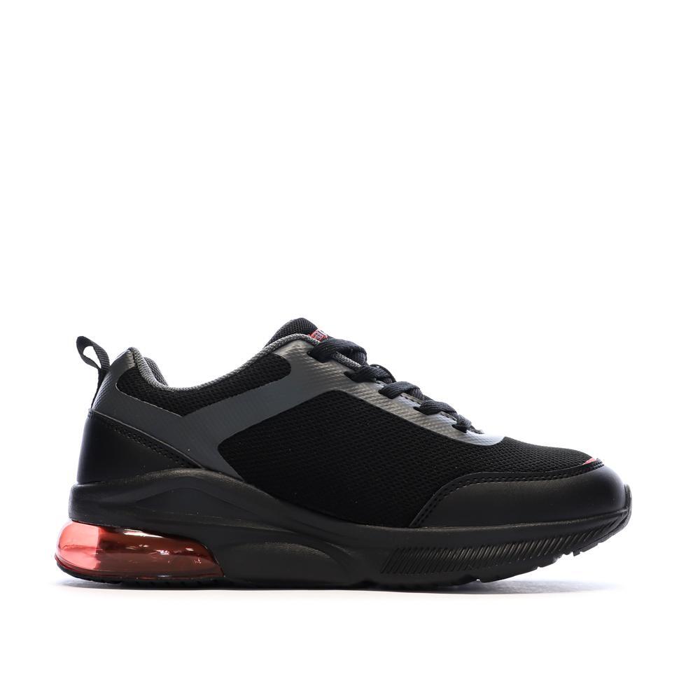 Baskets Noir/Rouge Garçon Kappa Logo Pylos 2/7