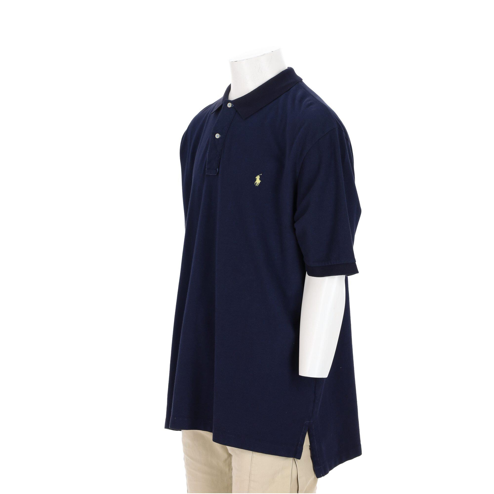 Tweedehands - Polo Ralph Lauren heren korte mouw polo blauw - Als nieuw 4/7