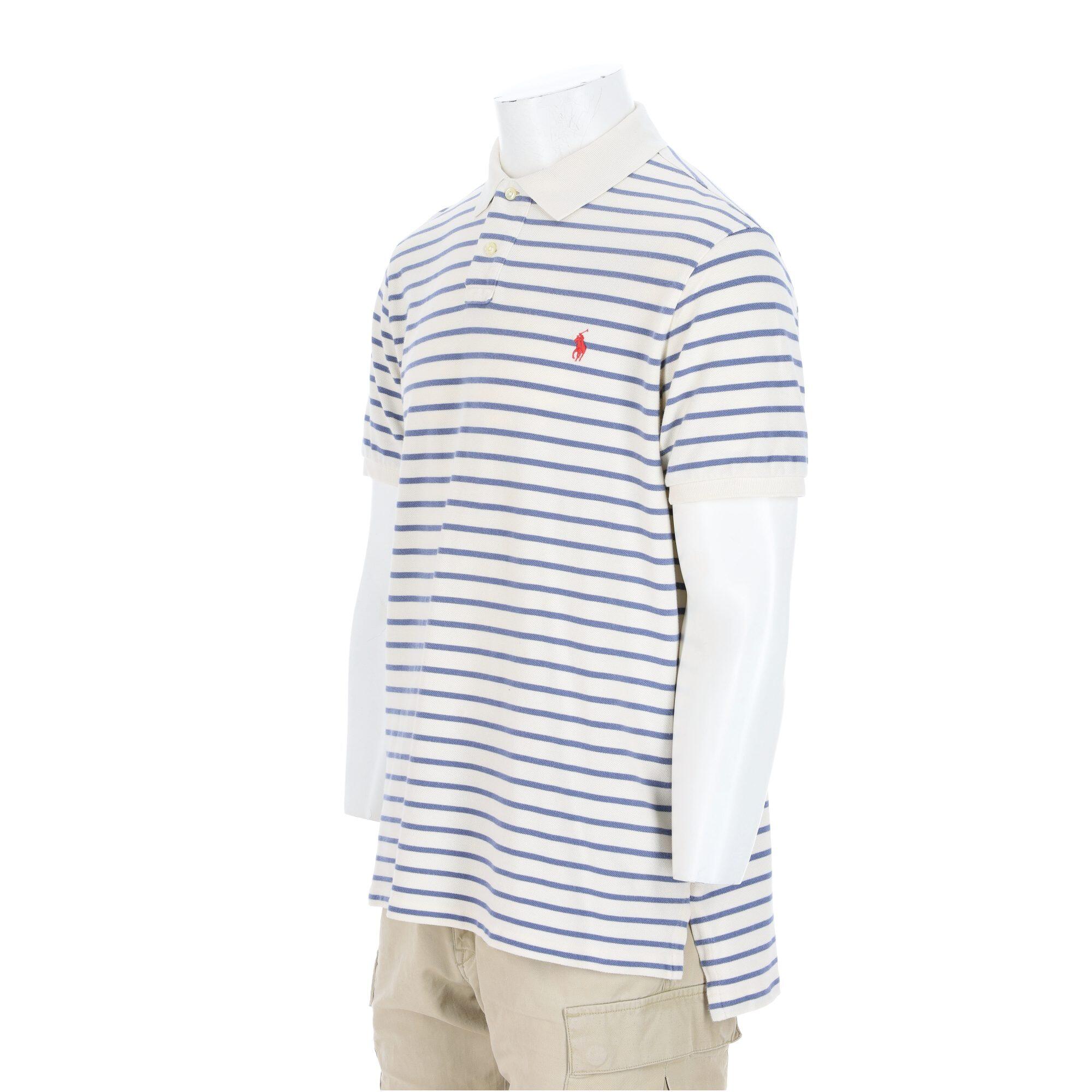 Tweedehands - Polo Ralph Lauren heren polo korte mouwen Custom Fit - Als nieuw 4/7