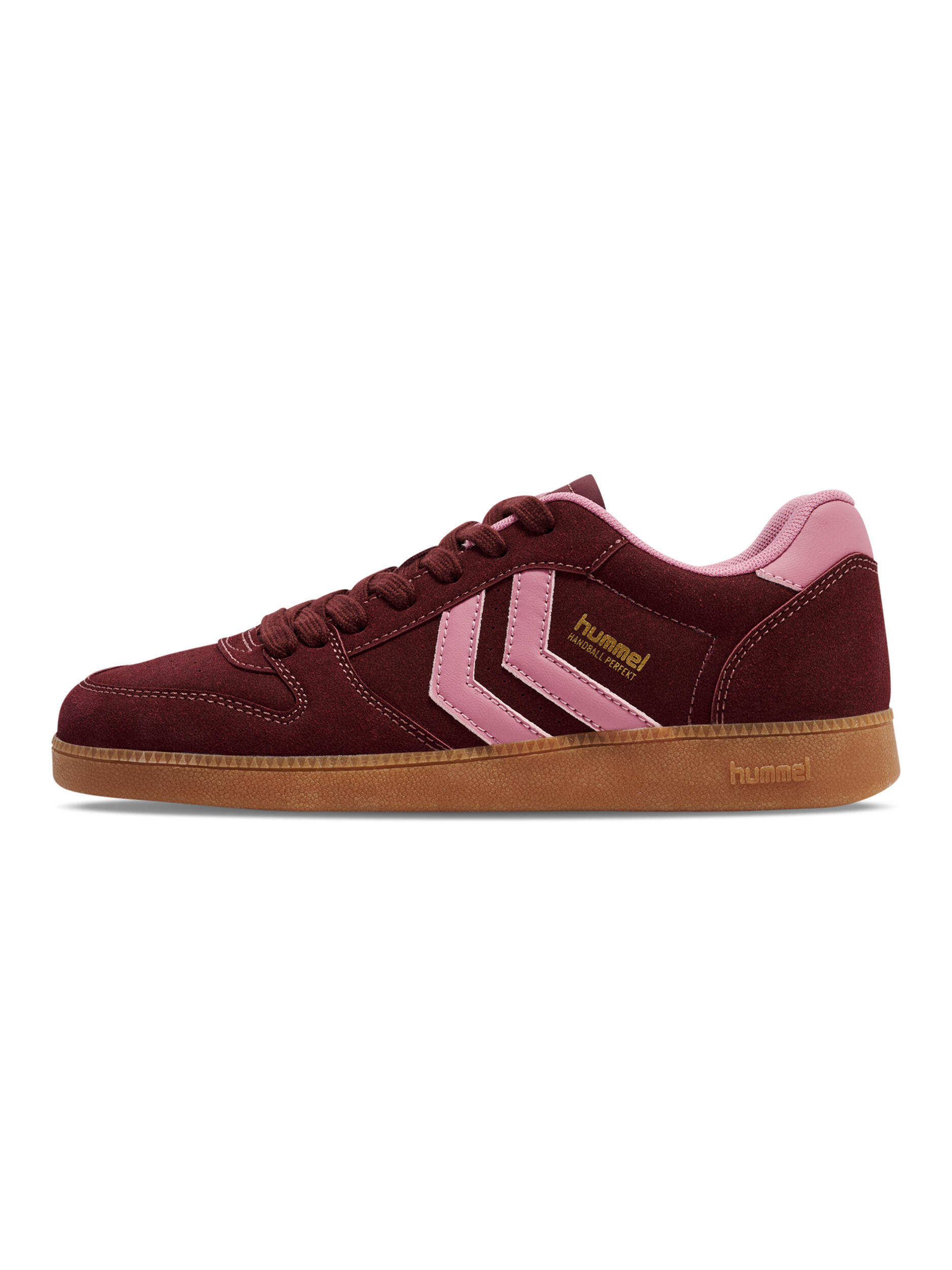 marron acajou / violet raisin