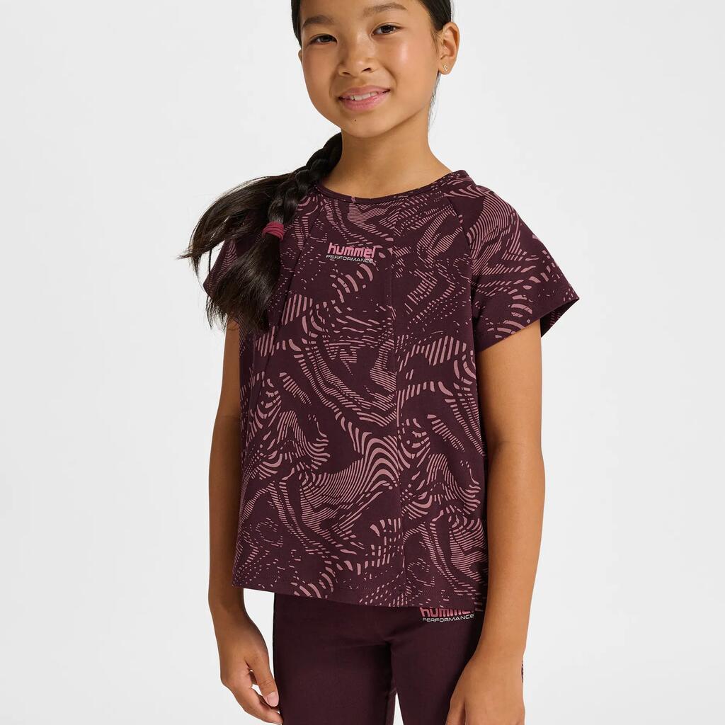 Girl's T-shirt Hummel AOP