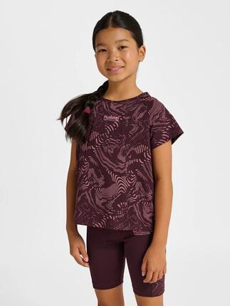 Enfiler T-Shirt Hmljr Aop Mode De Vie Fille