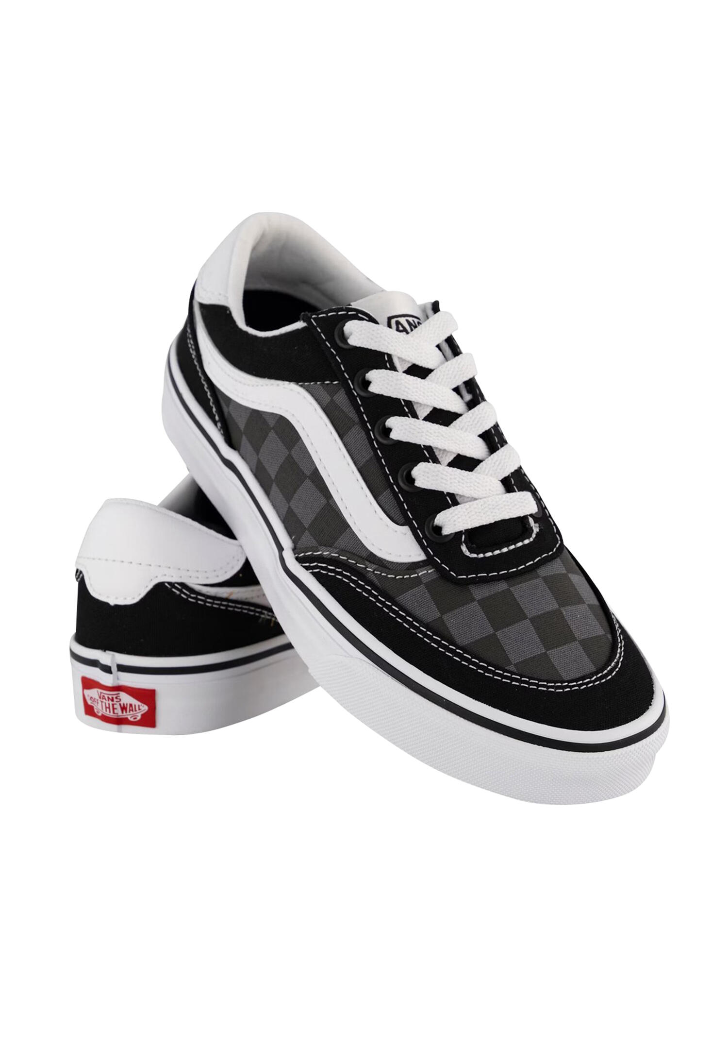 VANS Kinder Brooklyn LS Sneaker Halbschuh Low Top VN000DBWEMV1 Schwarz 2/4