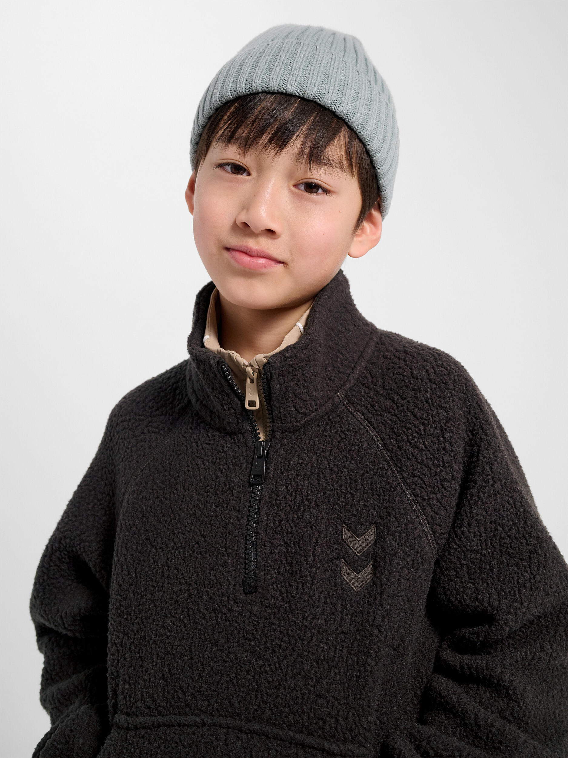 Demie-Fermeture Éclair Zip Sweat-Shirt Hmljr Martini Enfant 4/7