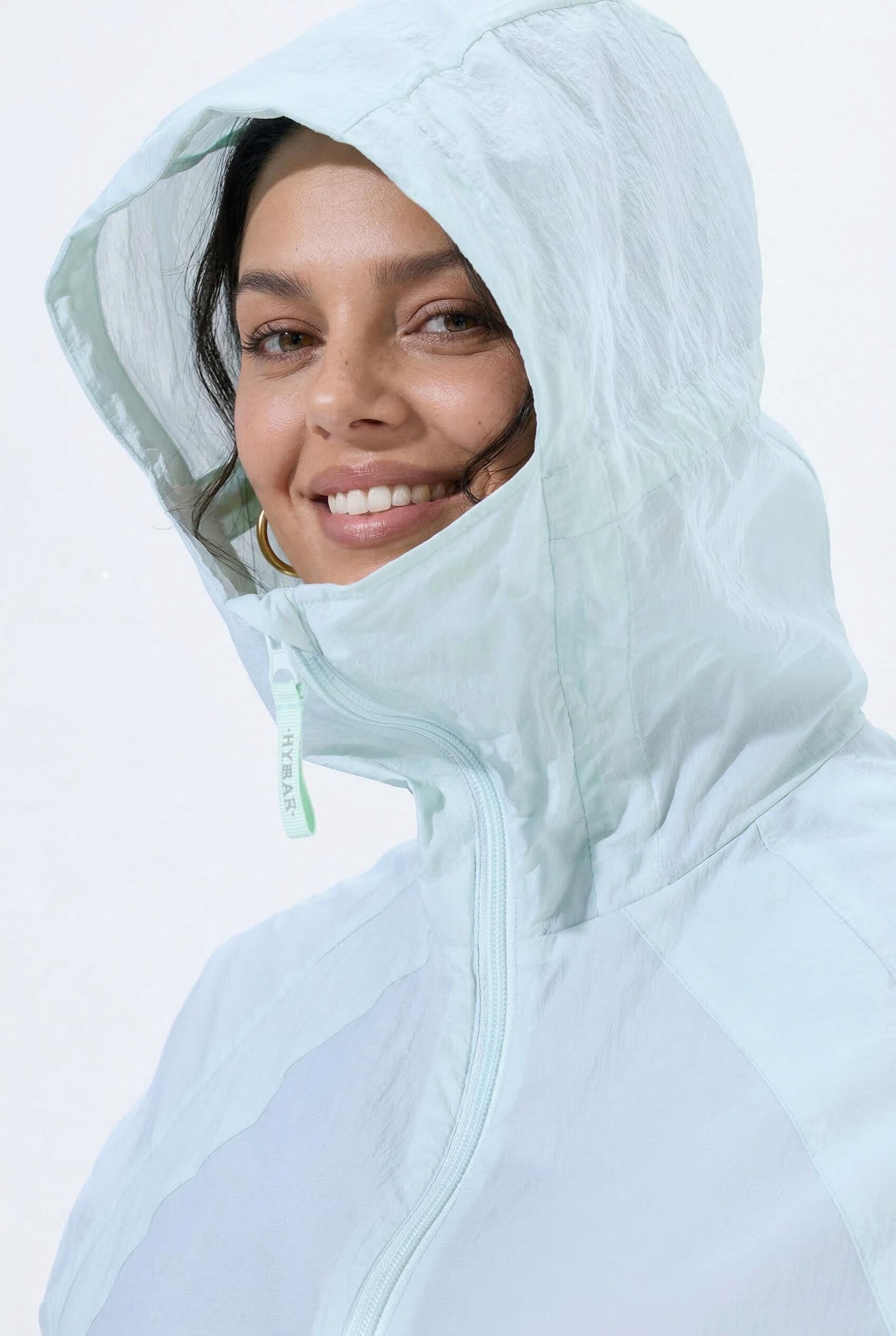 Damen Outdoor-Jacke LSF 30+ wasserabweisend Kapuze 3/7