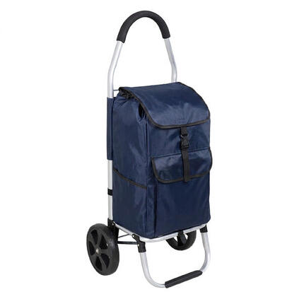 Travelnet Einkaufswagen 40L, faltbar, Aluminiumrahmen, mit Rädern
