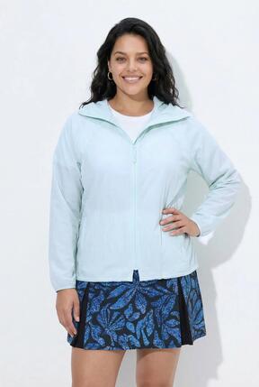 Damen Outdoor-Jacke LSF 30+ wasserabweisend Kapuze