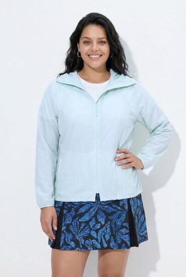 Damen Outdoor-Jacke LSF 30+ wasserabweisend Kapuze
